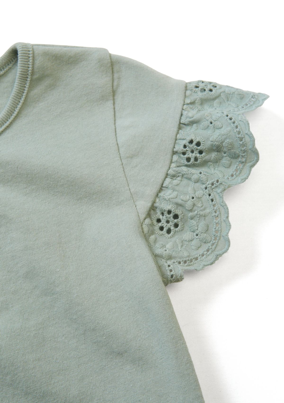 Toddler Girls Short Flutter Sleeve Top