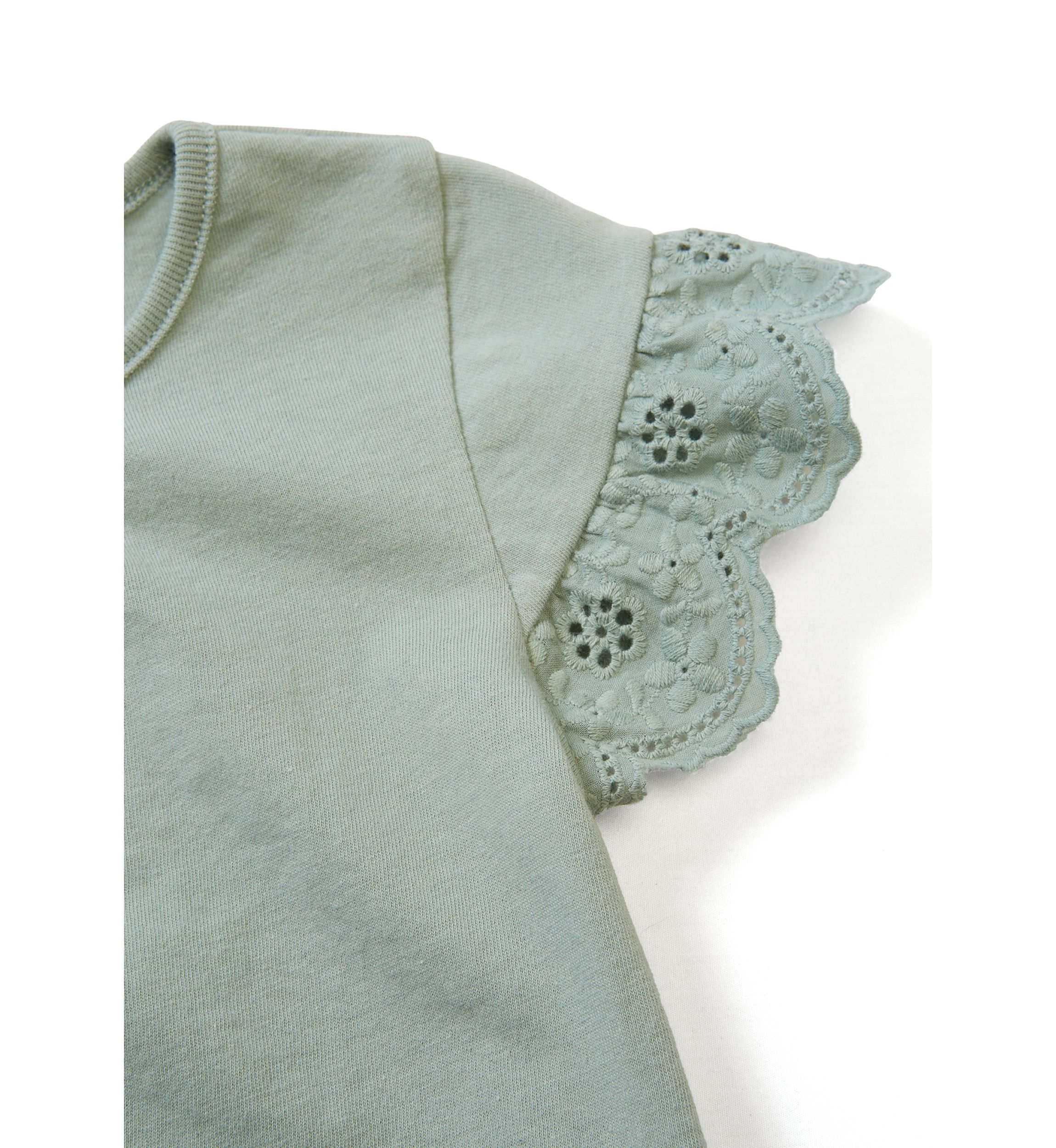 Toddler Girls Short Flutter Sleeve Top