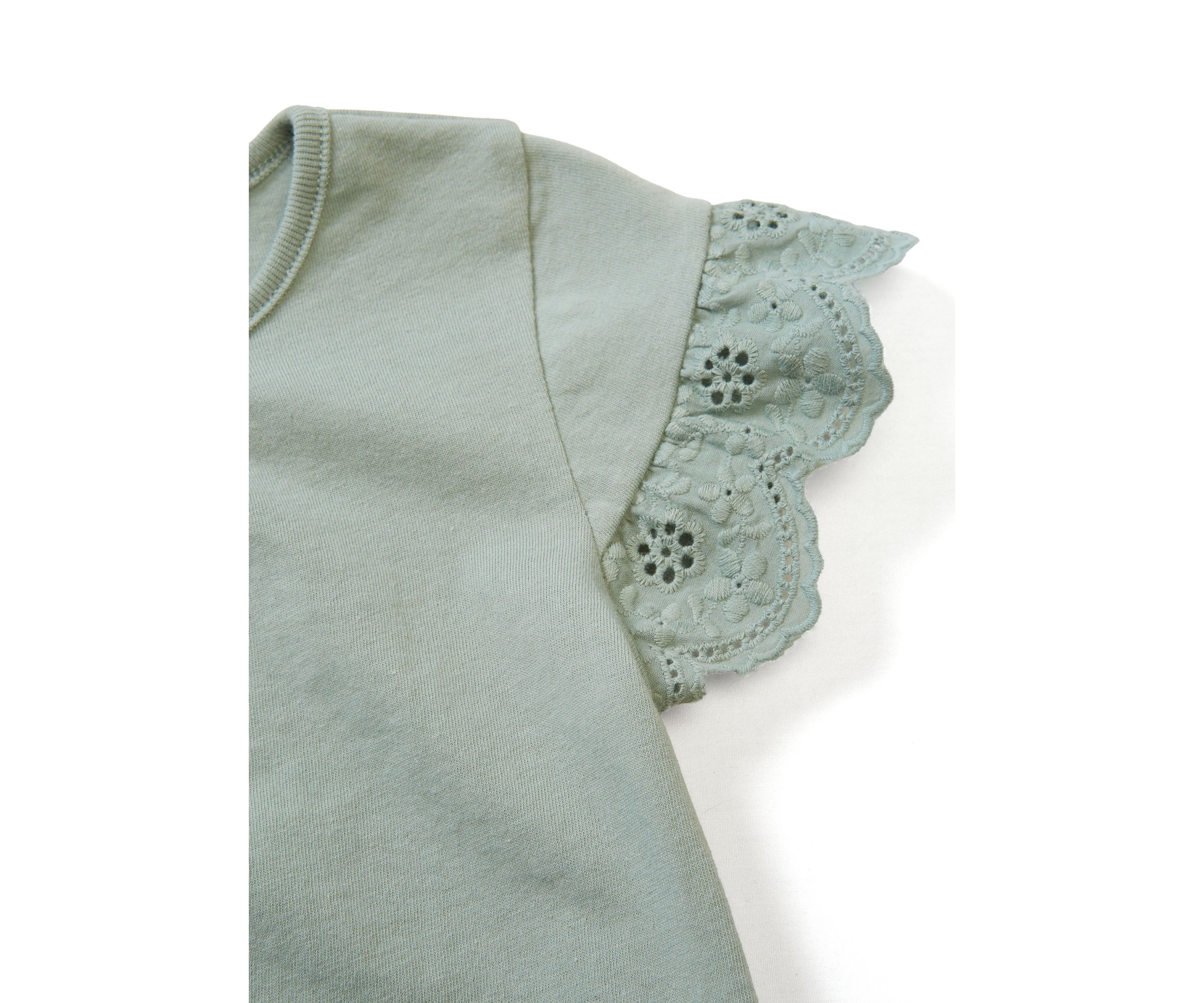Toddler Girls Short Flutter Sleeve Top