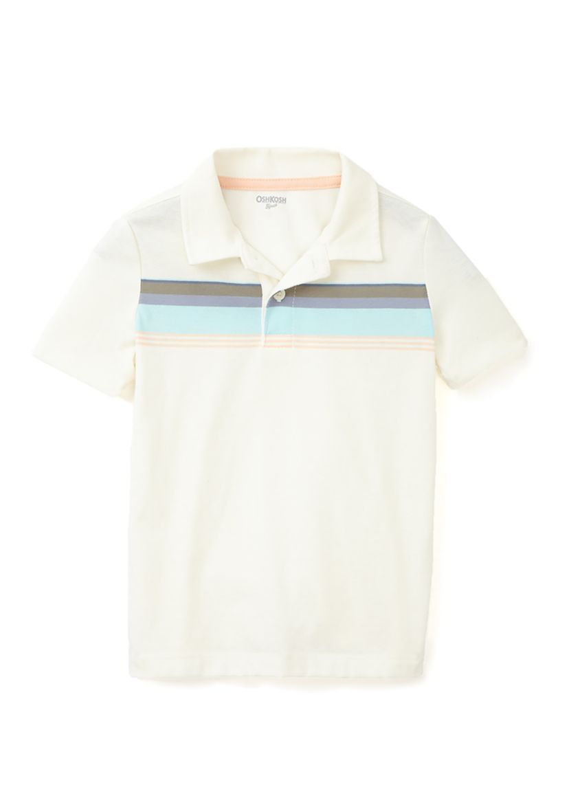 Toddler Boys Short Sleeve Knit Polo Shirt