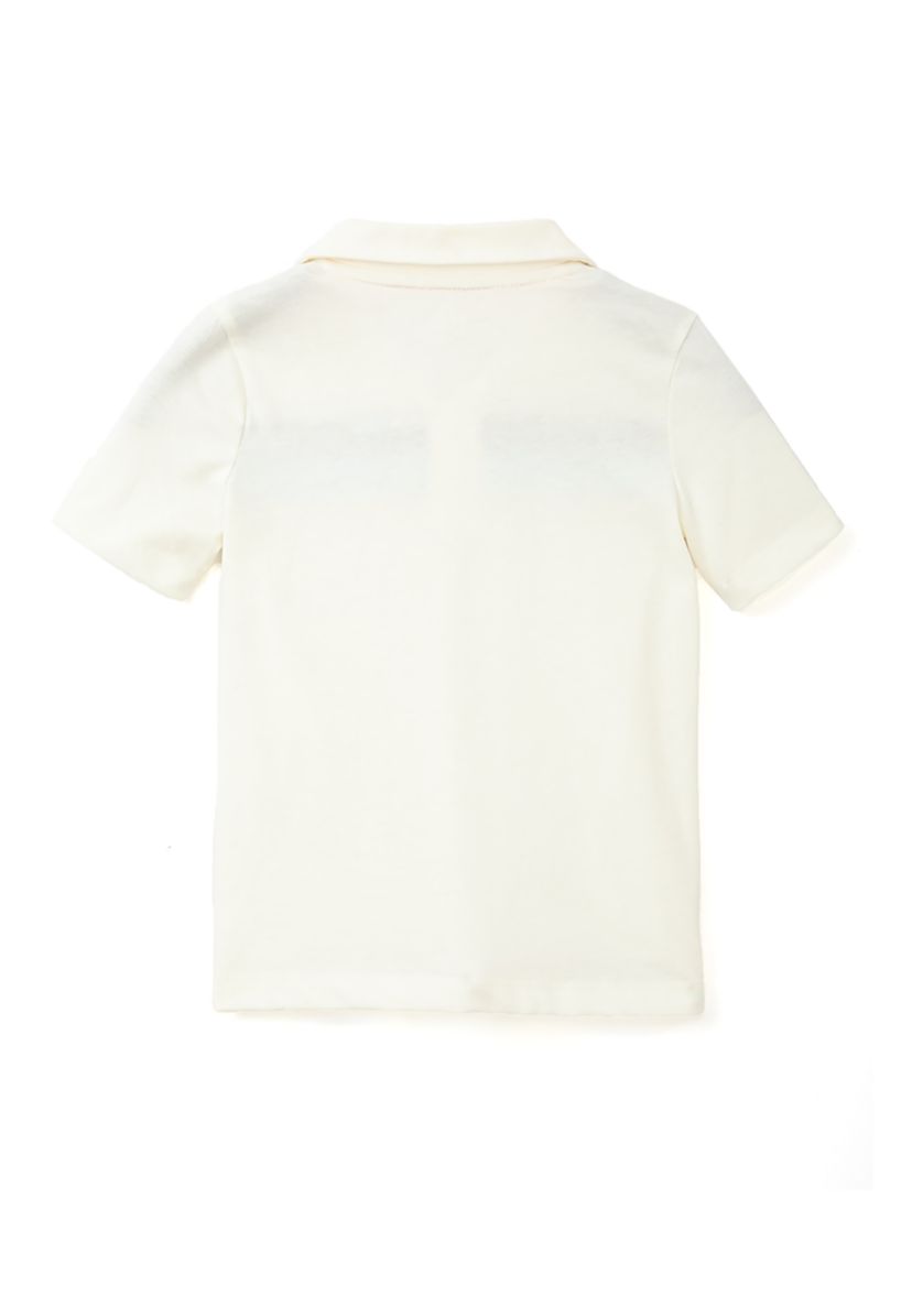 Toddler Boys Short Sleeve Knit Polo Shirt