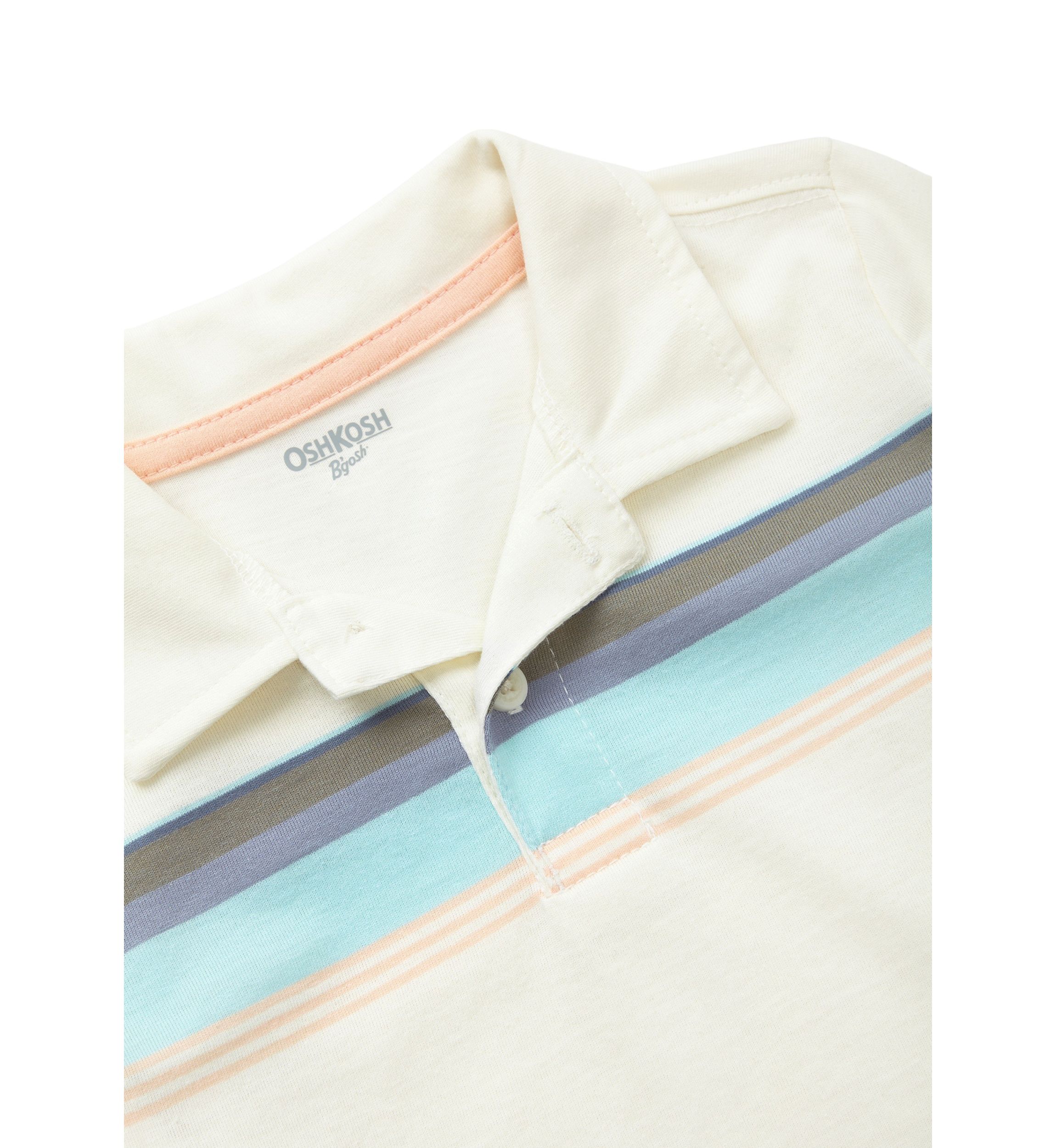 Toddler Boys Short Sleeve Knit Polo Shirt