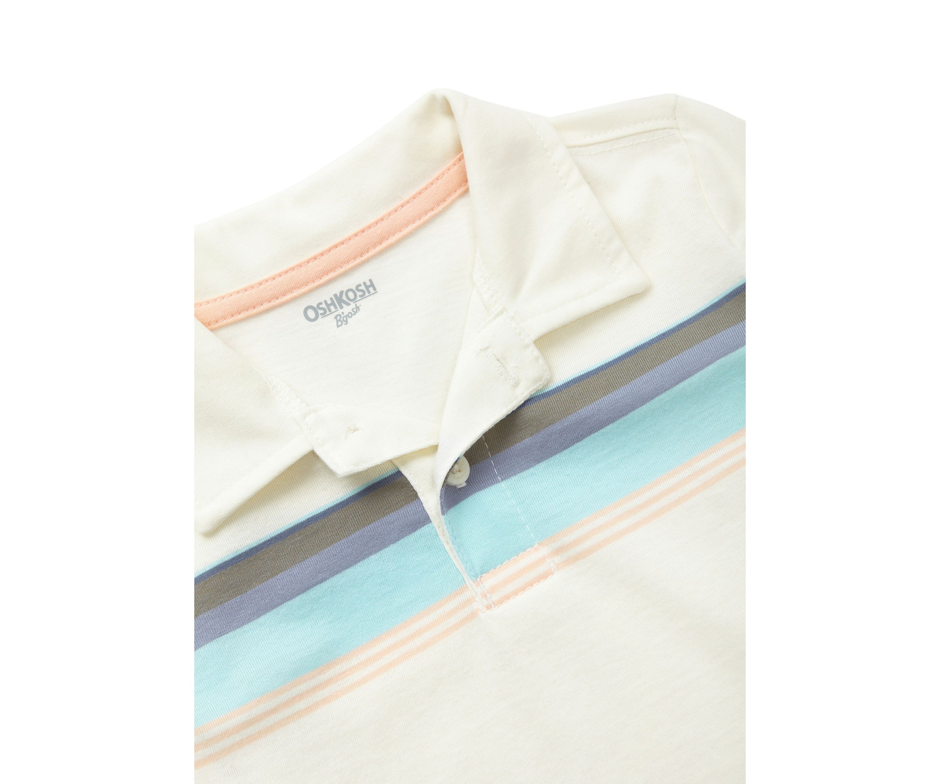 Toddler Boys Short Sleeve Knit Polo Shirt