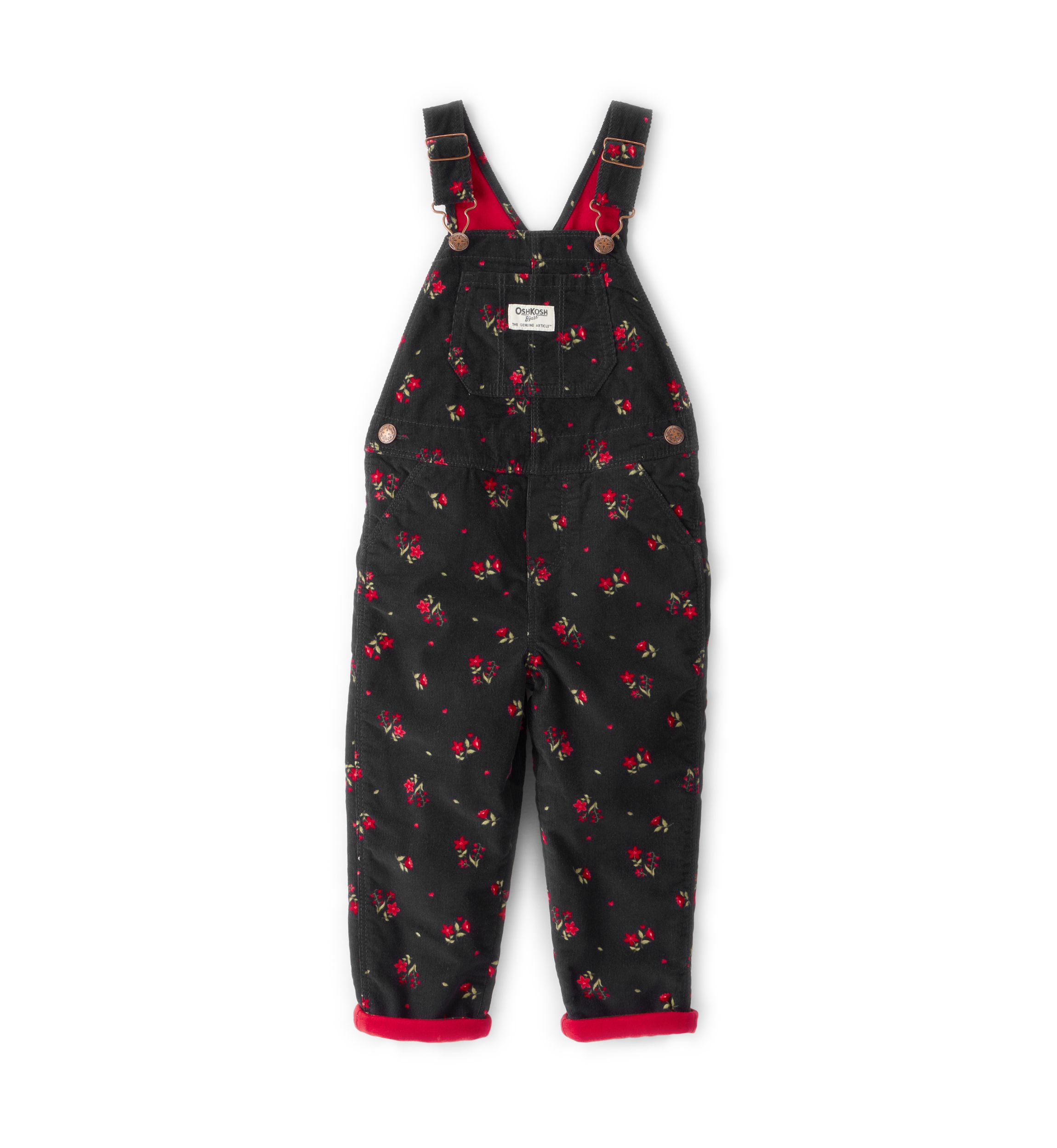 Toddler Girls Printed Coverall 