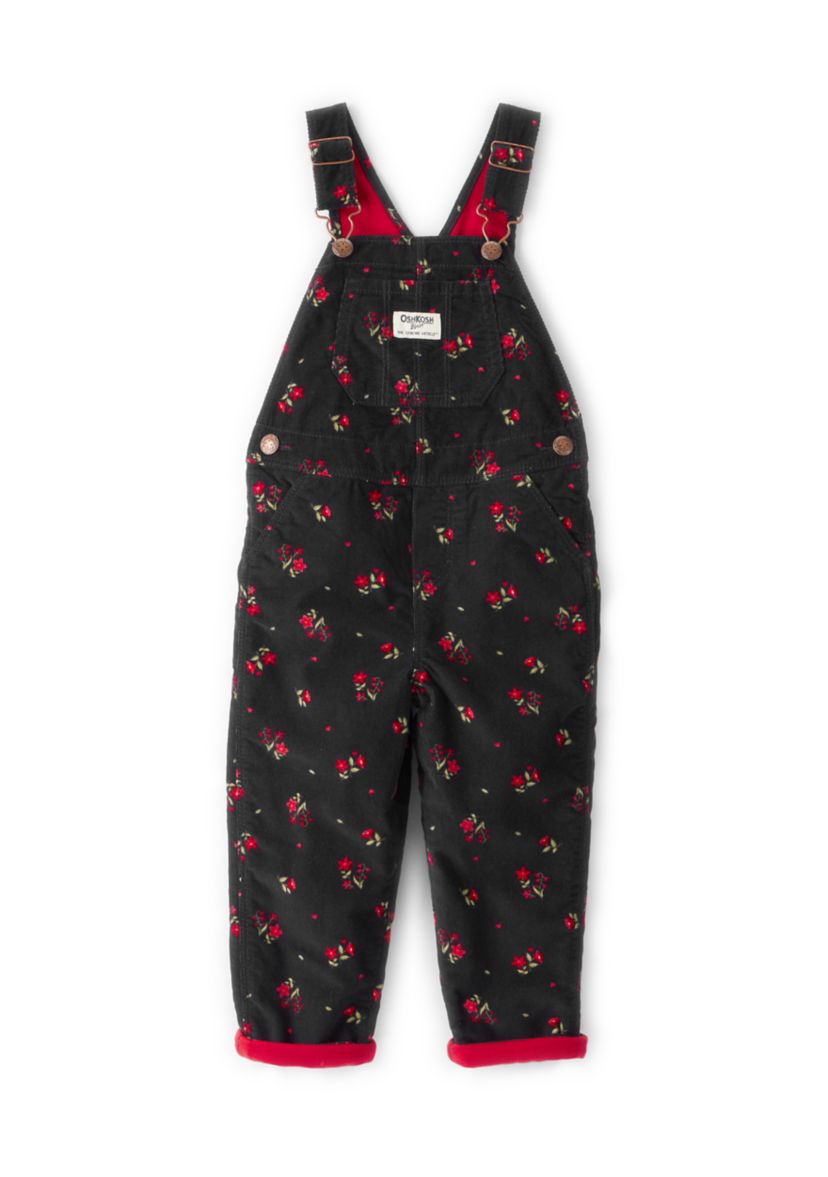 Toddler Girls Printed Coverall 