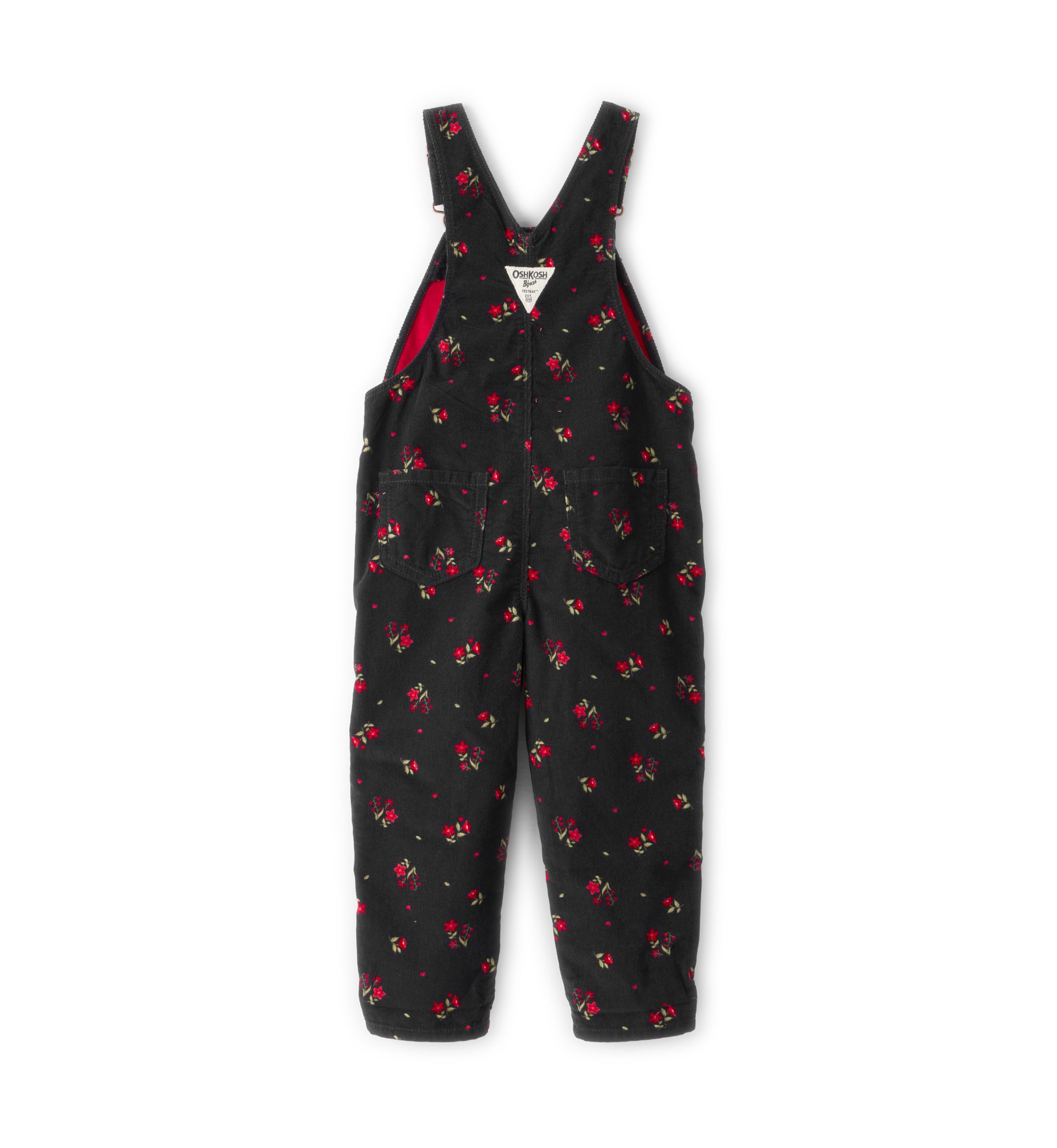 Toddler Girls Printed Coverall 