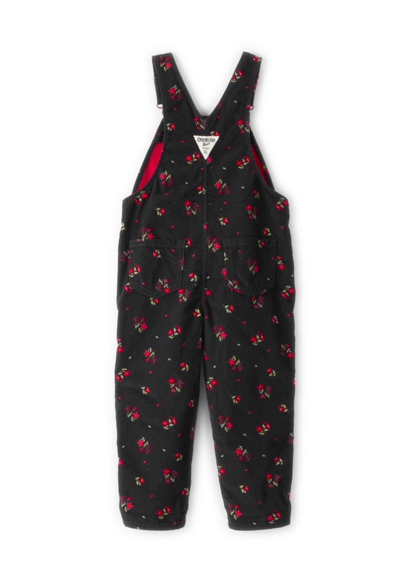 Toddler Girls Printed Coverall 