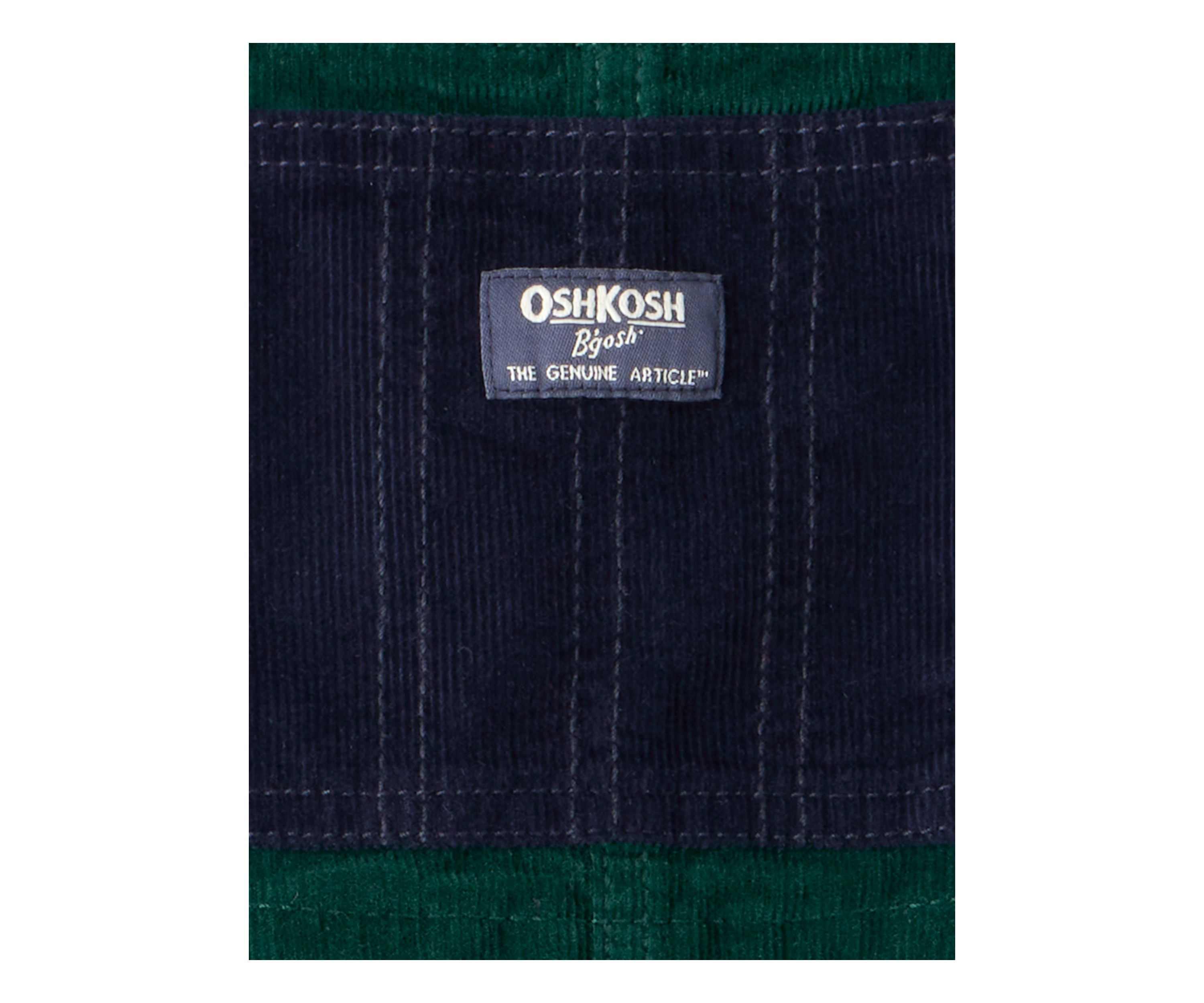 Toddler Boys Corduroy Sleeveless Overalls 