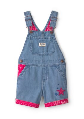 OshKosh B'gosh Toddler Girls Denim Shortall