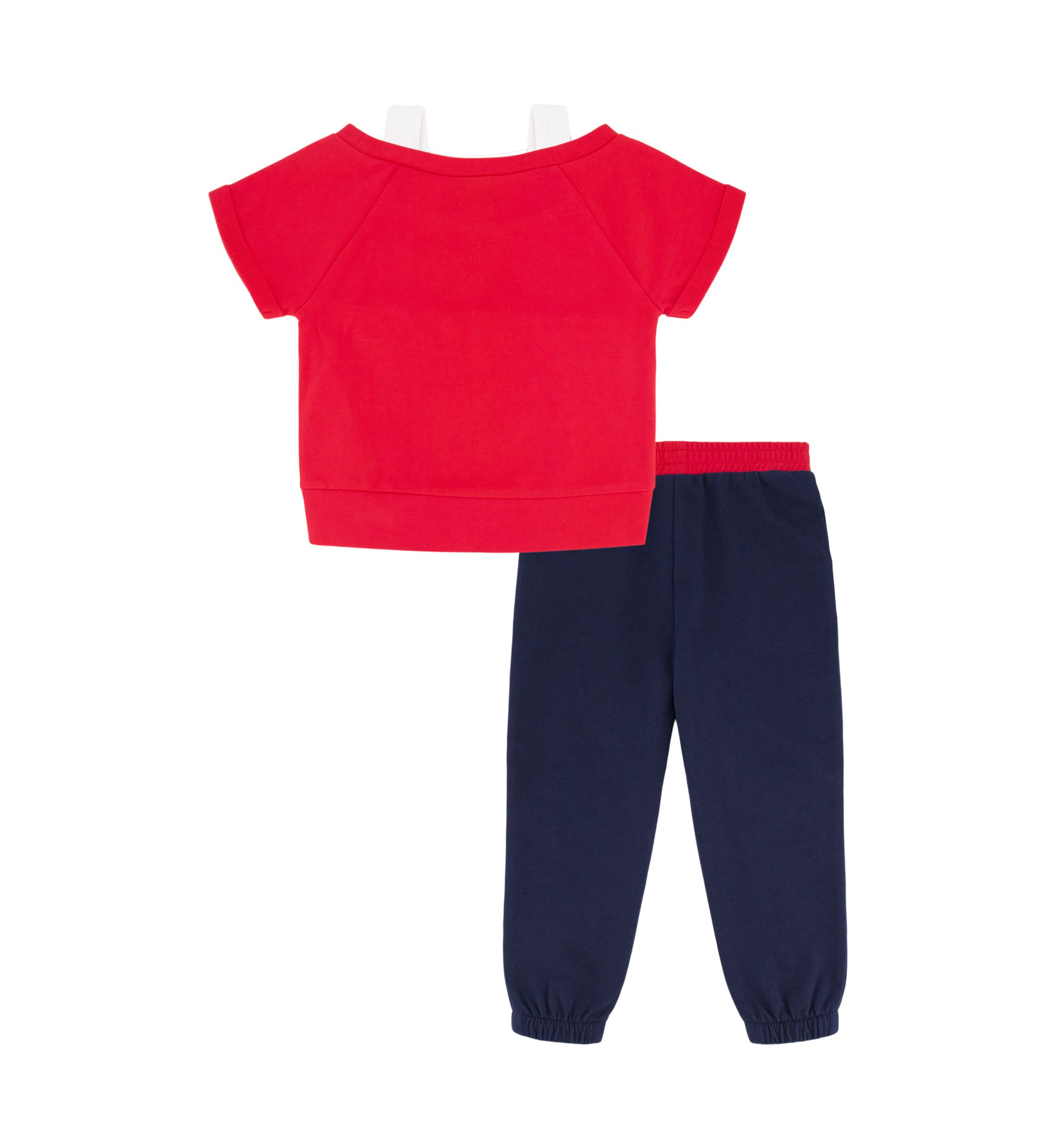 Baby Girls Heart Logo Set 