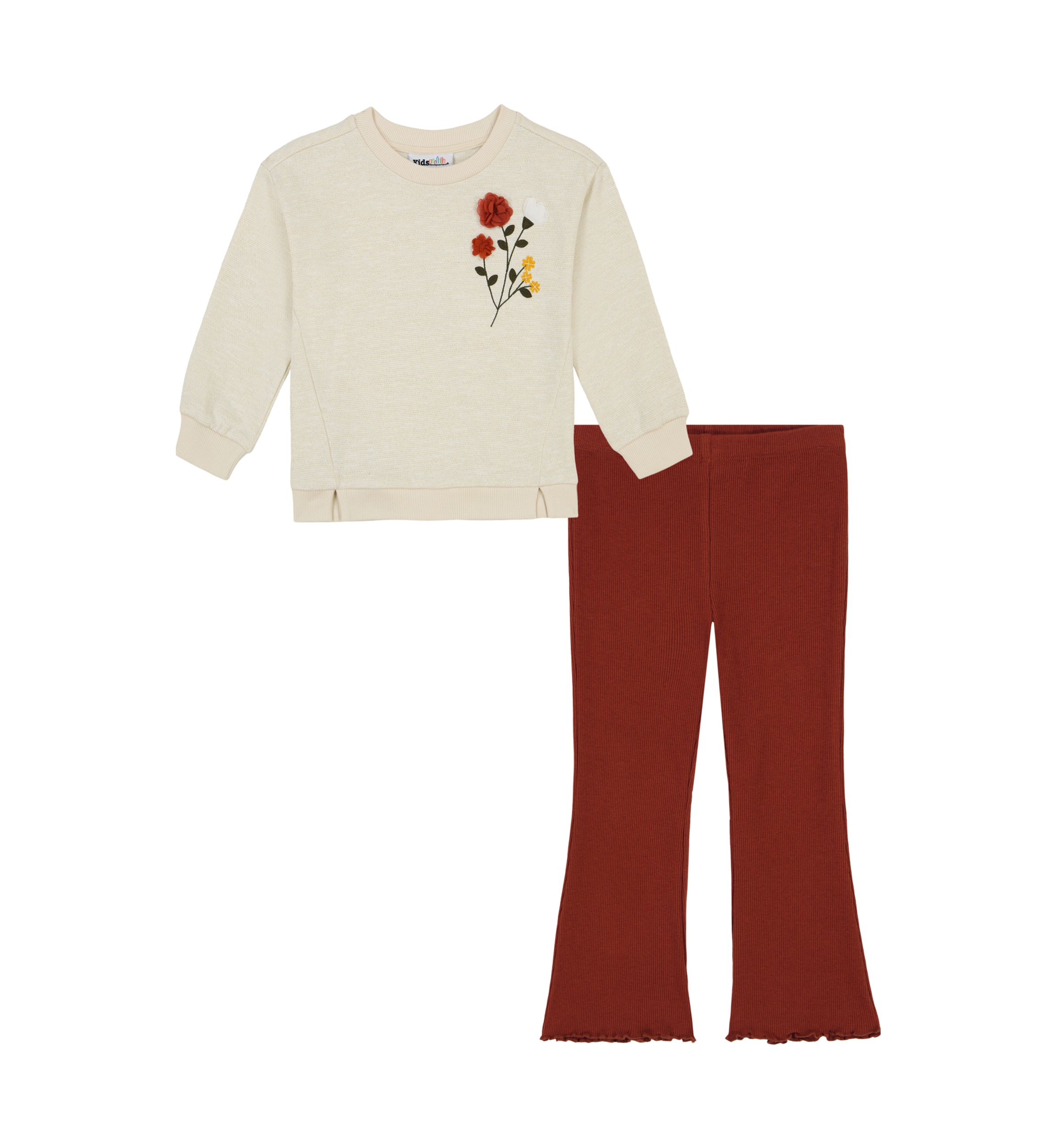 Toddler Girls Flared Leggings Set