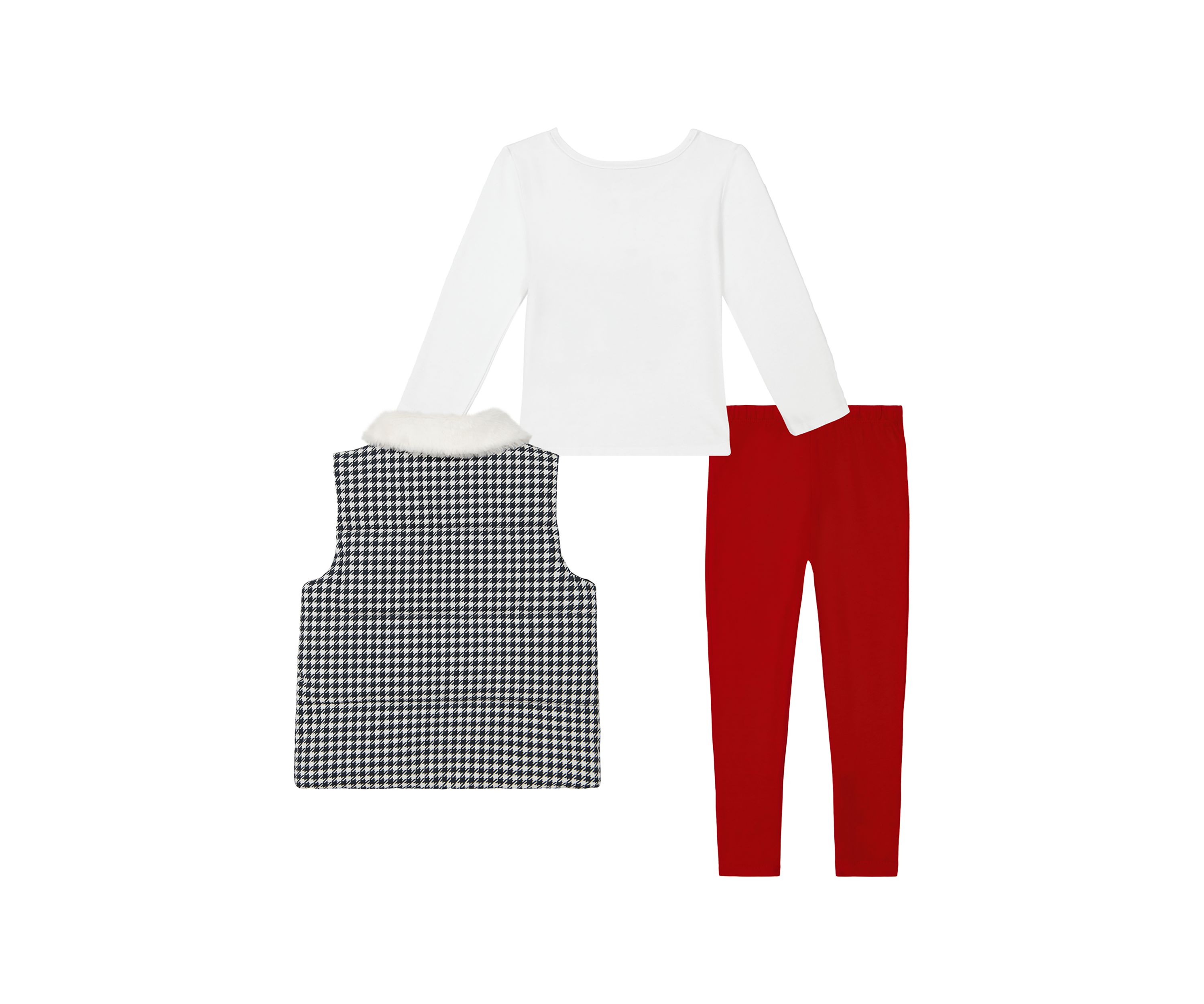 Baby Girls Puff Vest and Leggings Set