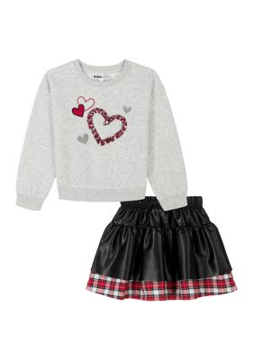 Kids Headquarters Girls Skirt Set