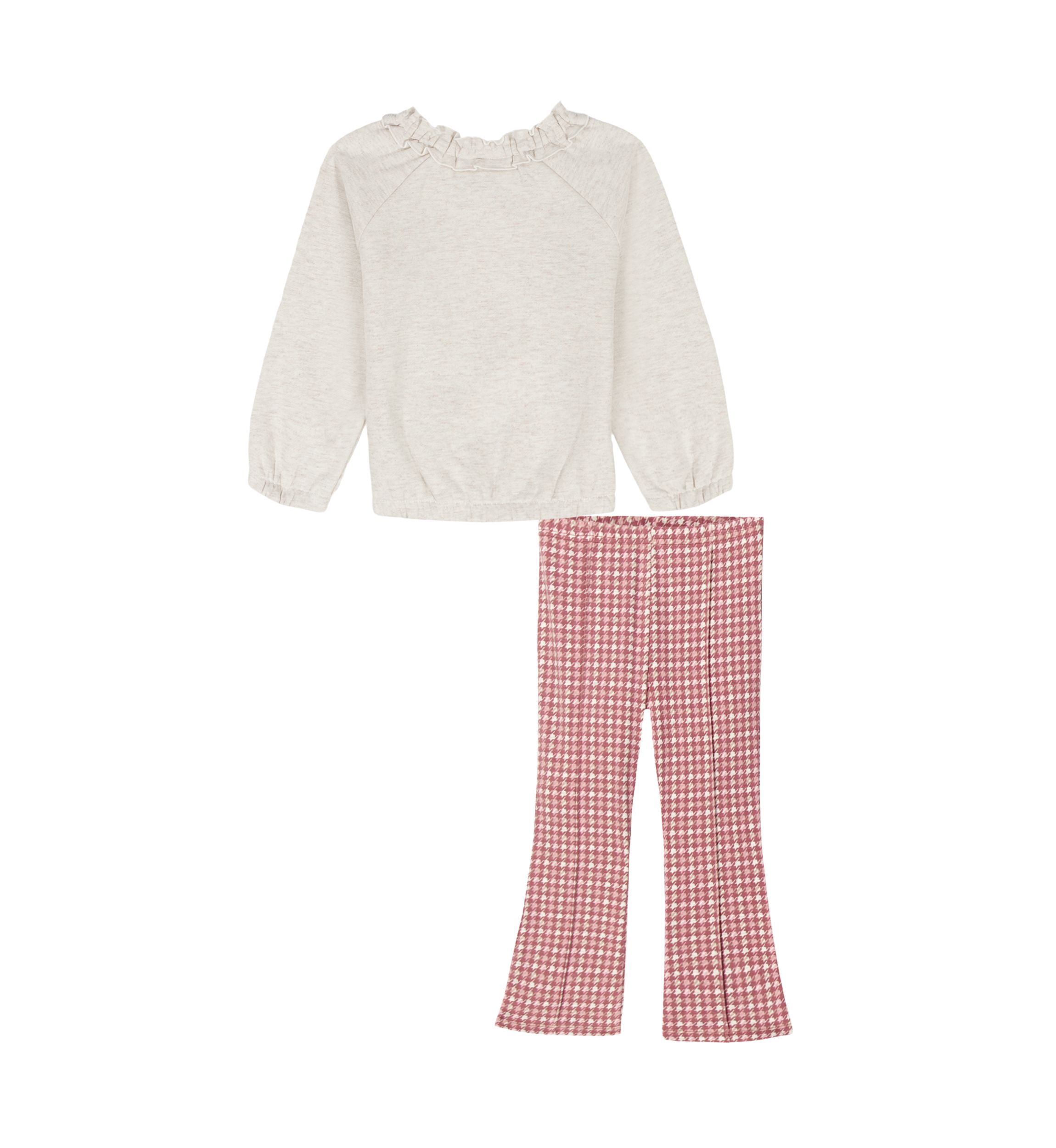 Toddler Girls Flower Graphic Set 