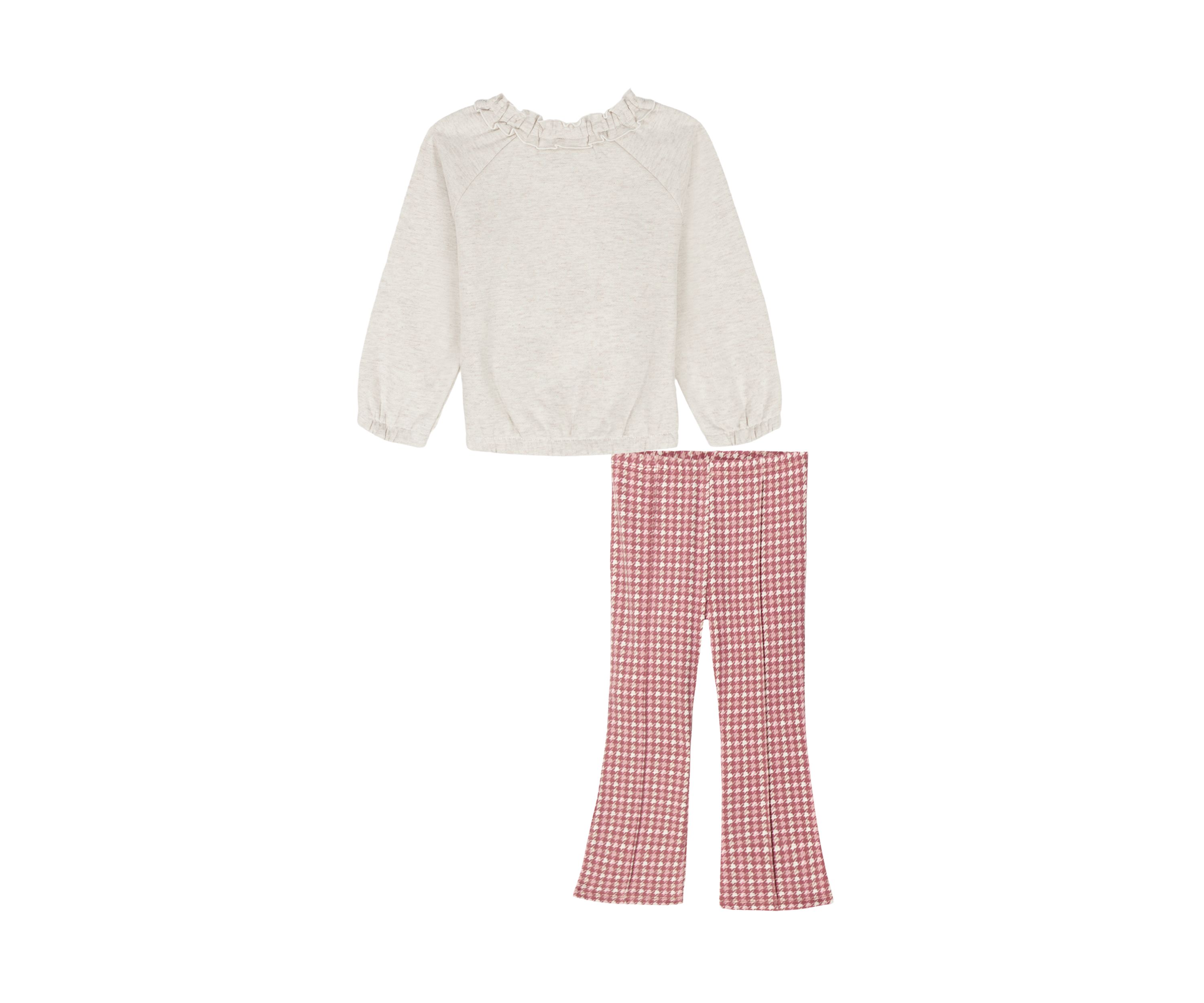 Toddler Girls Flower Graphic Set 