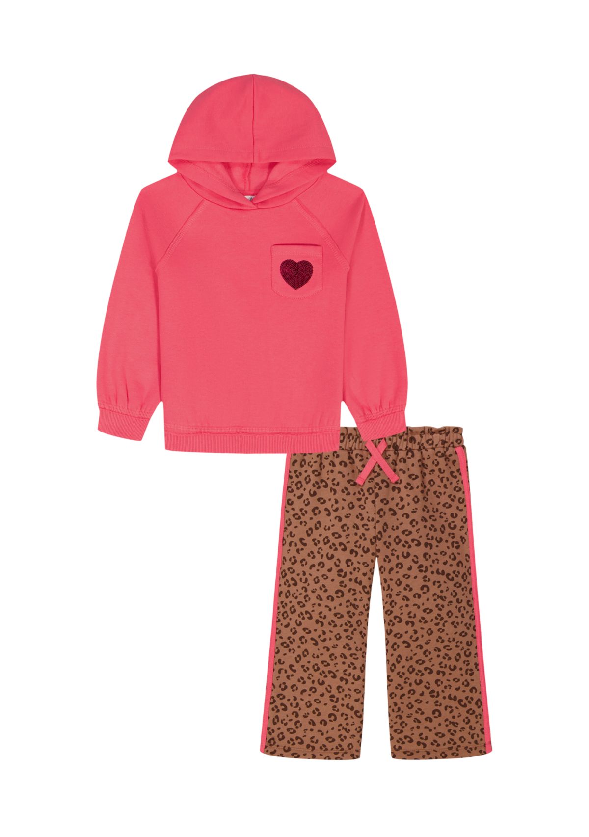 Baby Girls 2-Piece Hoodie Set 