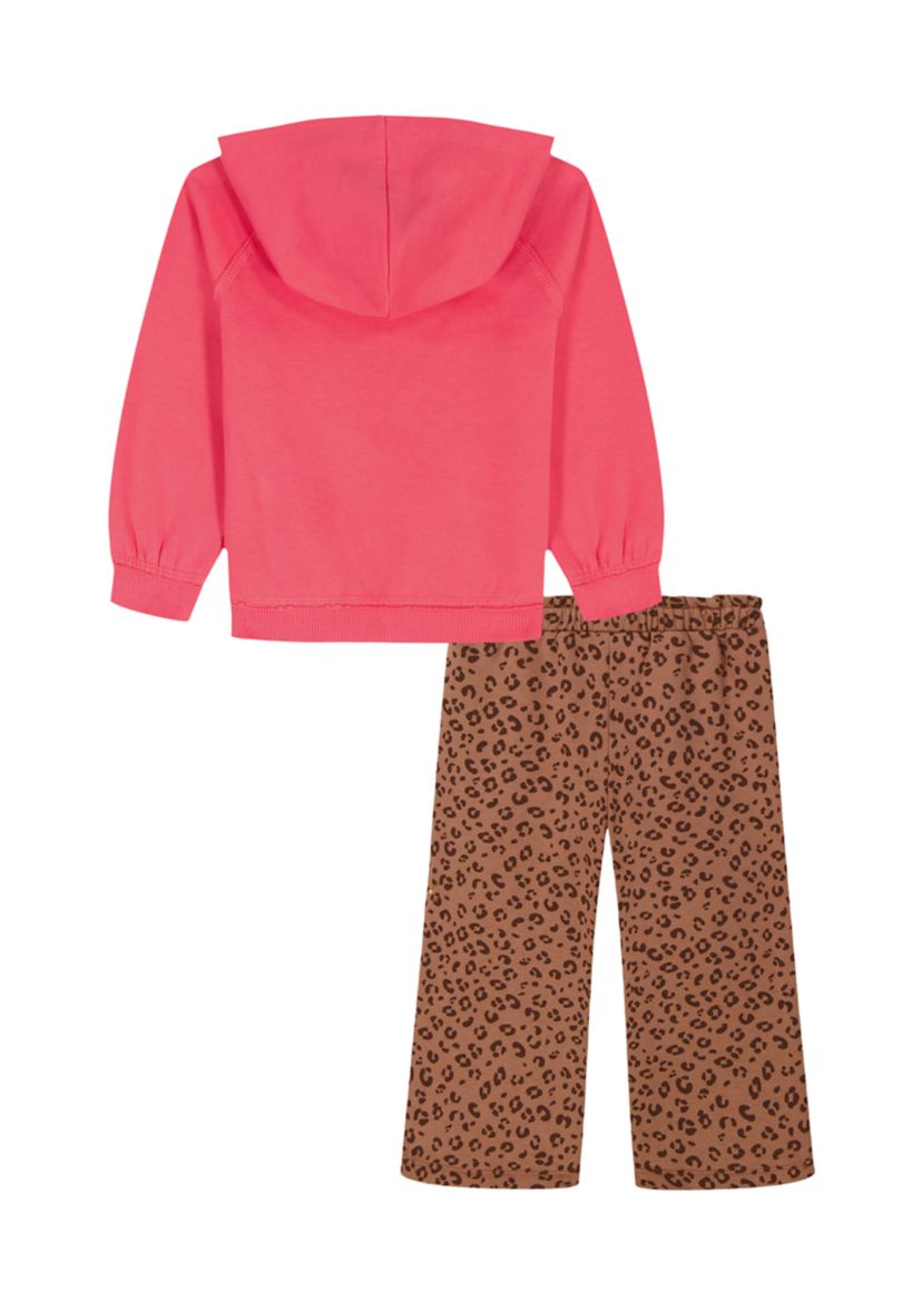 Toddler Girls Two Piece Fleece Jogger Set