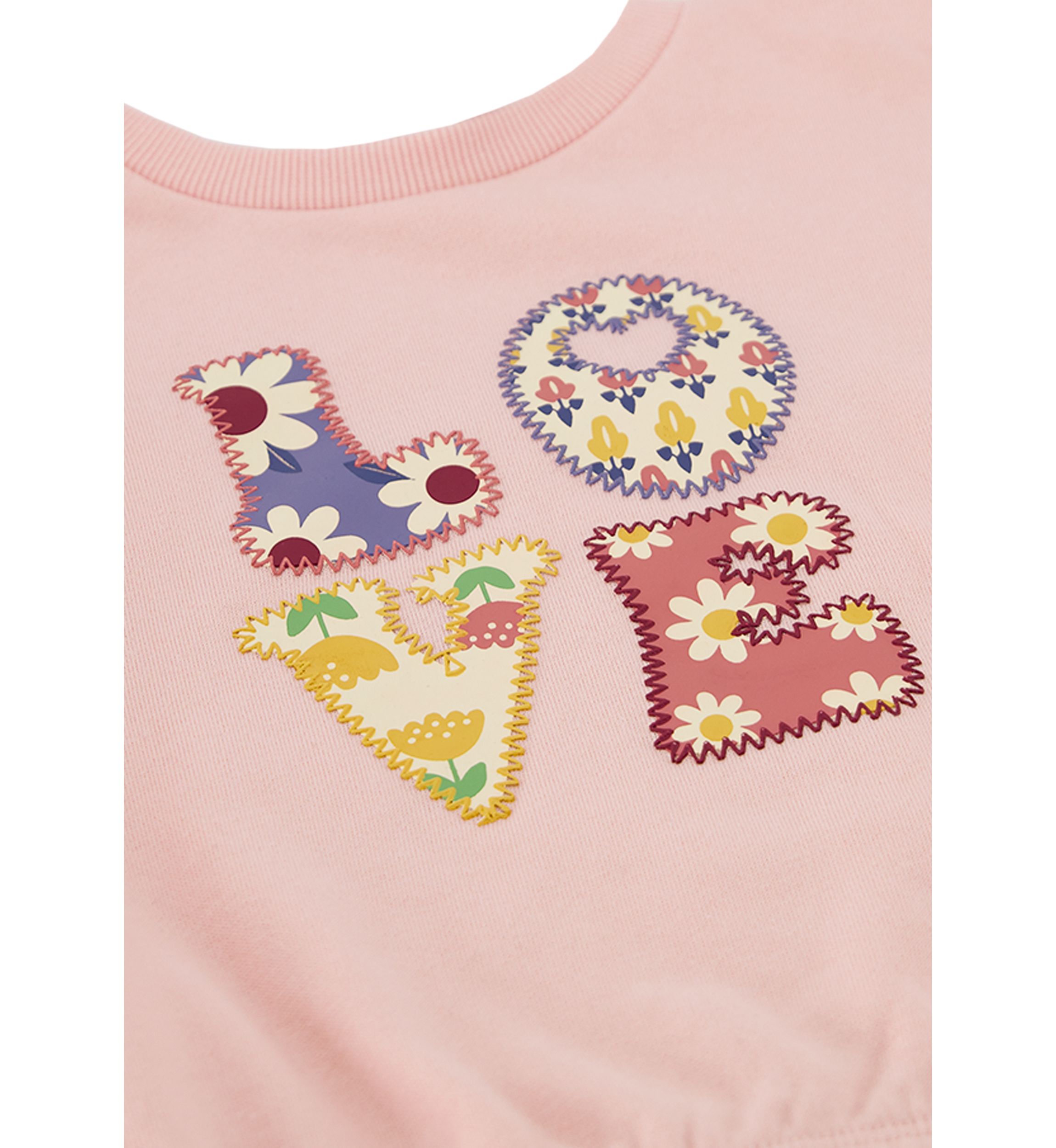 Baby Girls Two Piece Graphic Sweatshirt and Cargo Pants Set