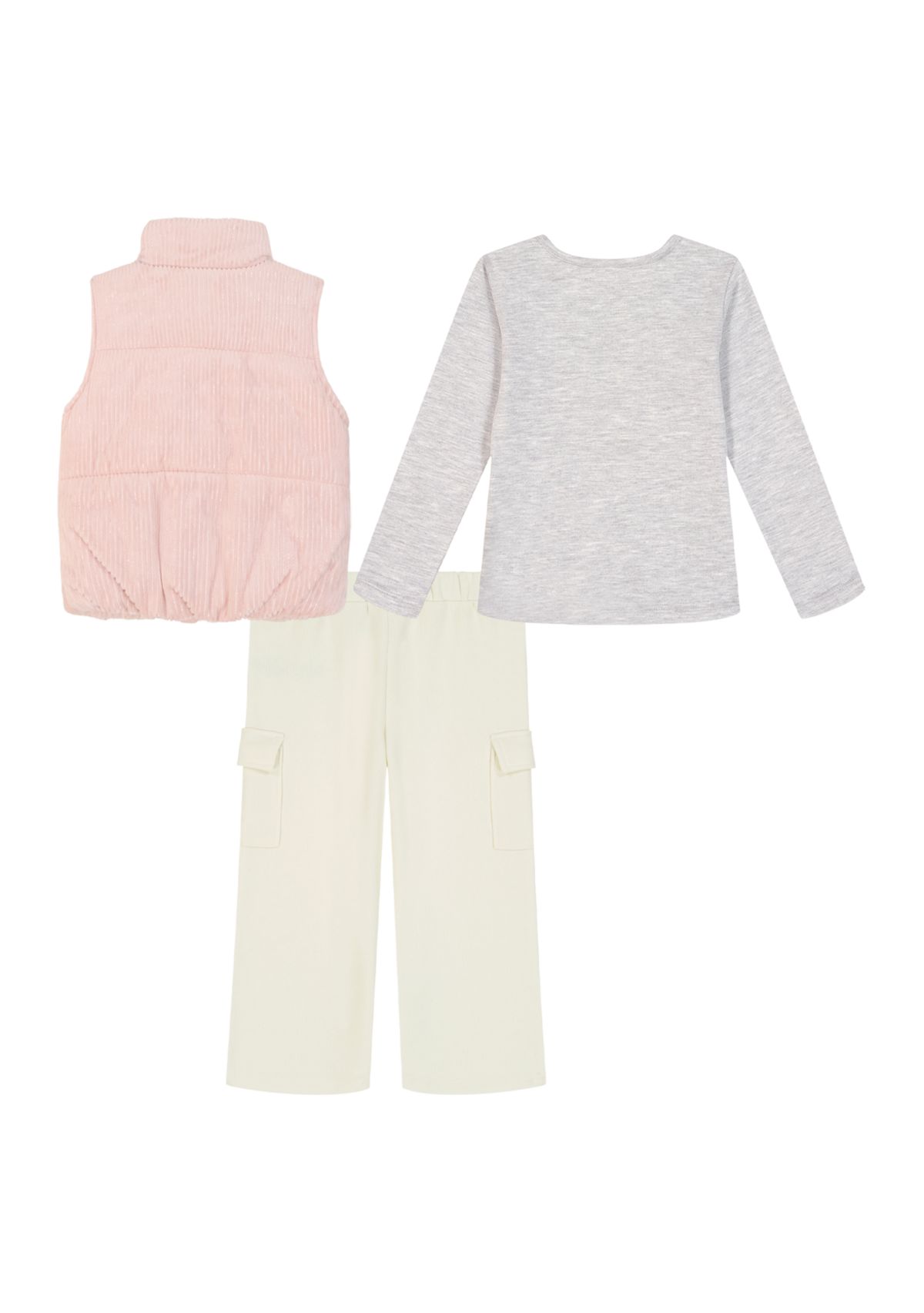 Baby Girls 3-Piece Vest Set 