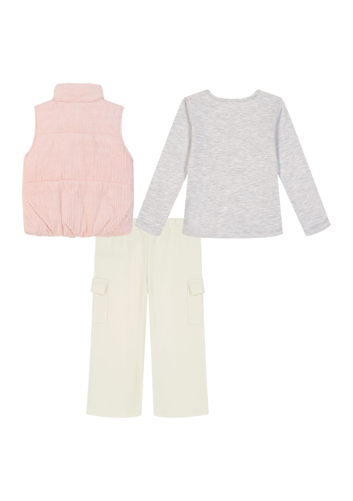 Toddler Girls 3-Piece Vest Set 