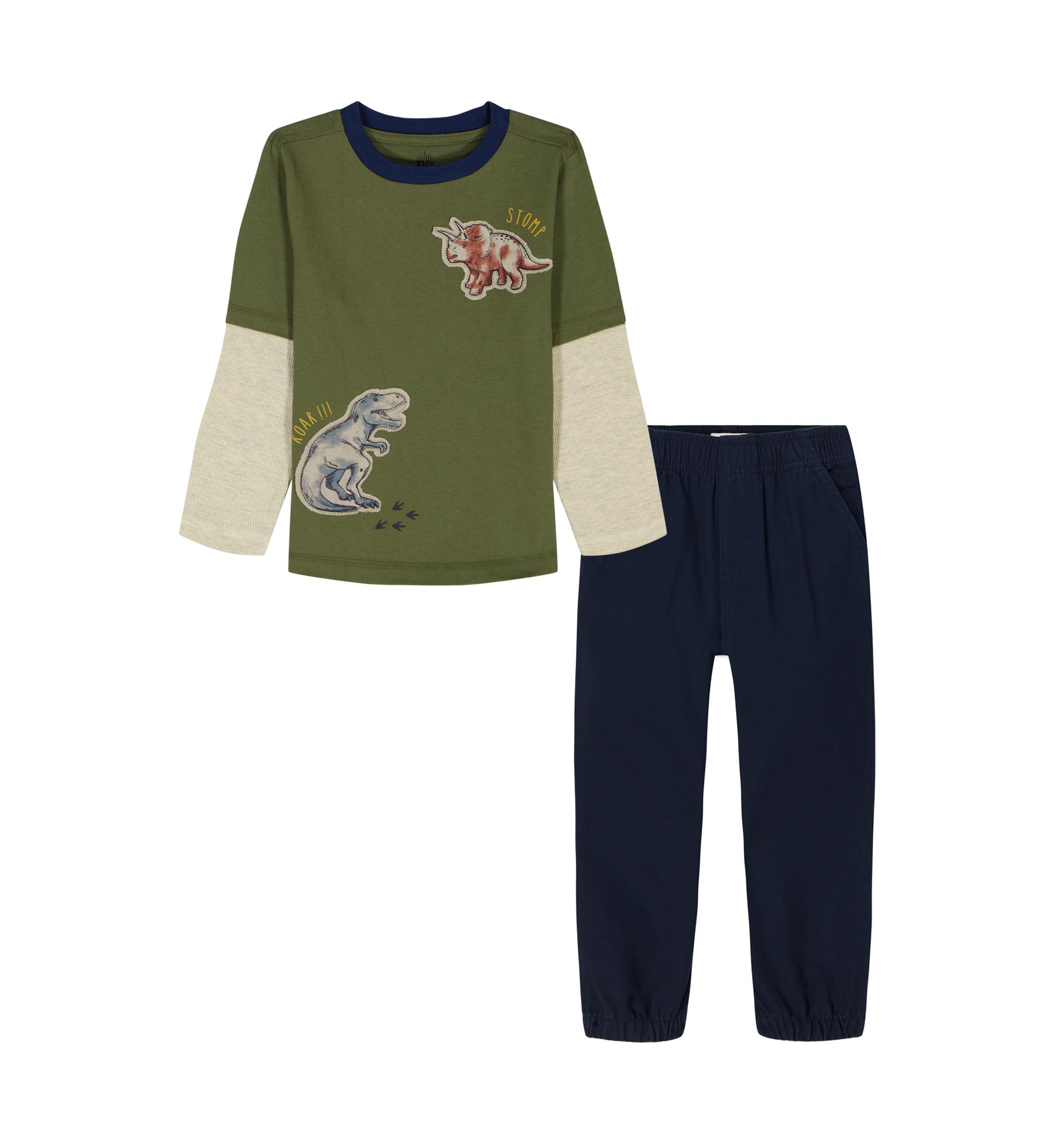Toddler Boys Raglan T-Shirt and Pants Set