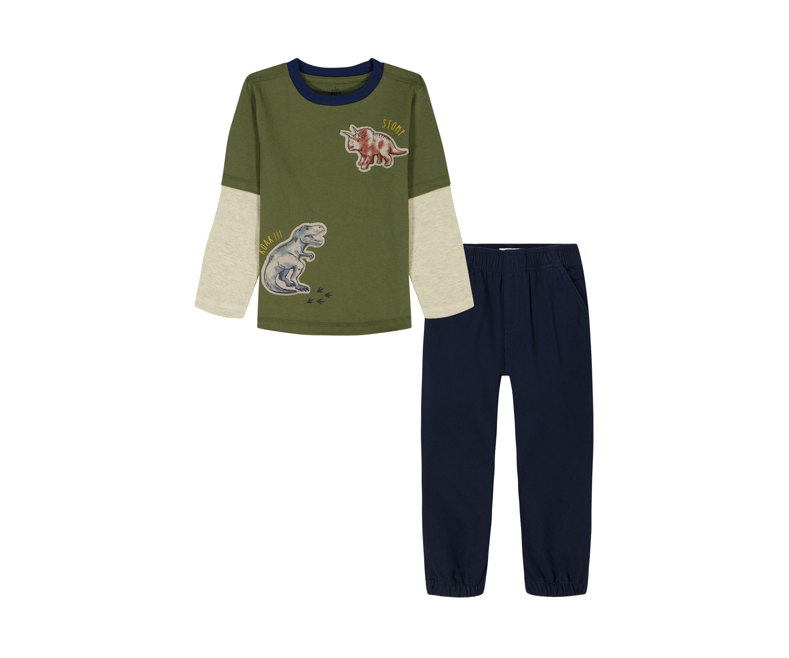 Toddler Boys Raglan T-Shirt and Pants Set