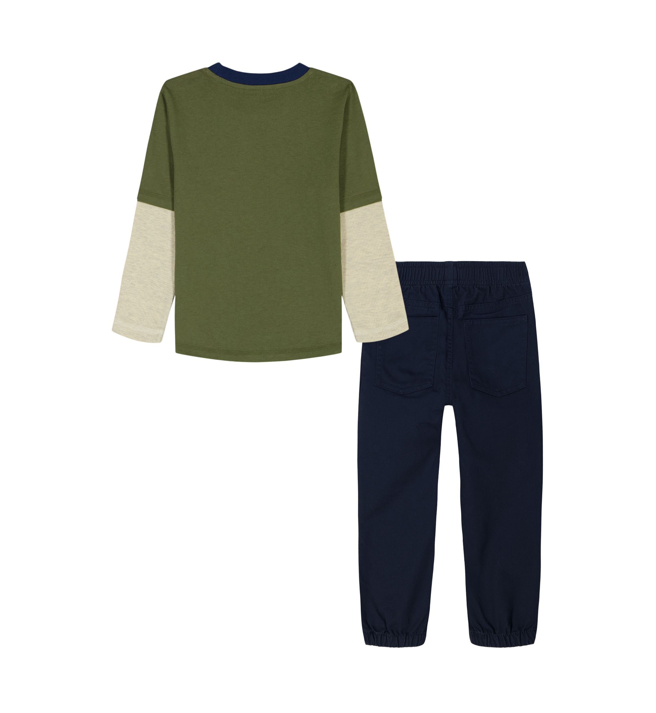Toddler Boys Raglan T-Shirt and Pants Set