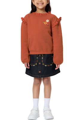 Kids Headquarters Toddler Girls 2-Piece Skirt Set, 4T