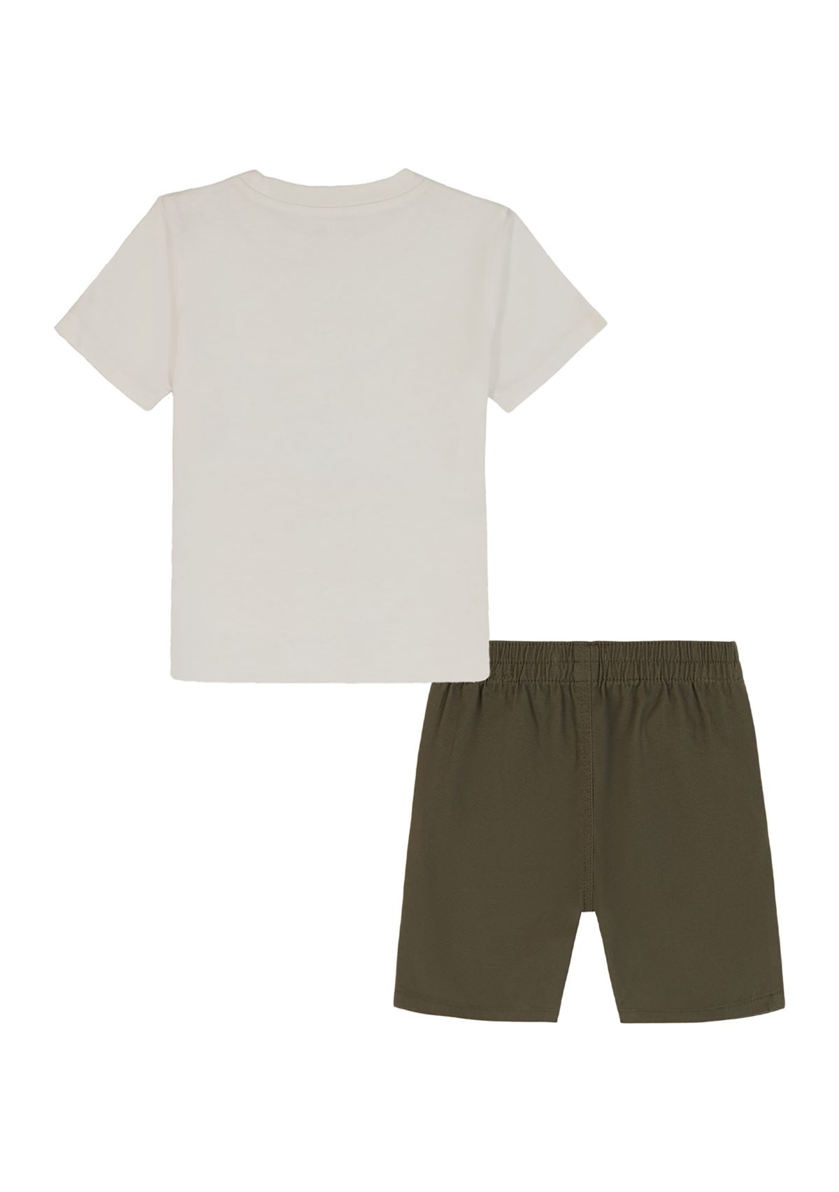 Toddler Boys Truck Appliqué Short Set