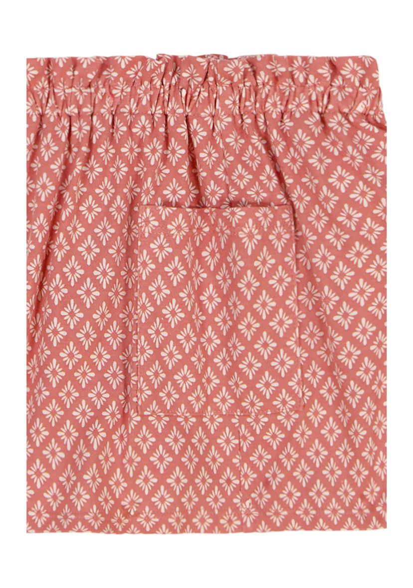 Baby Girls Giraffe Printed Tank Top and Shorts Set