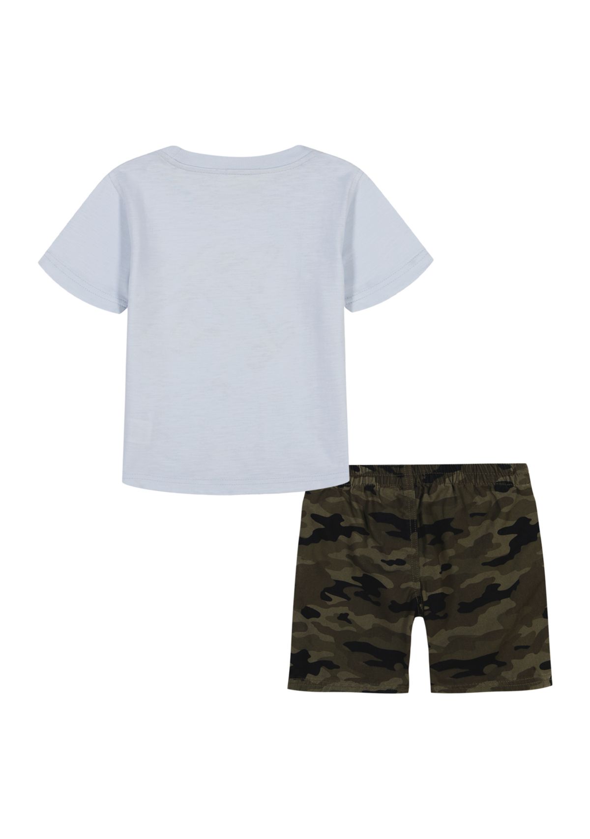Toddler Boys Plane Appliqué Short Set