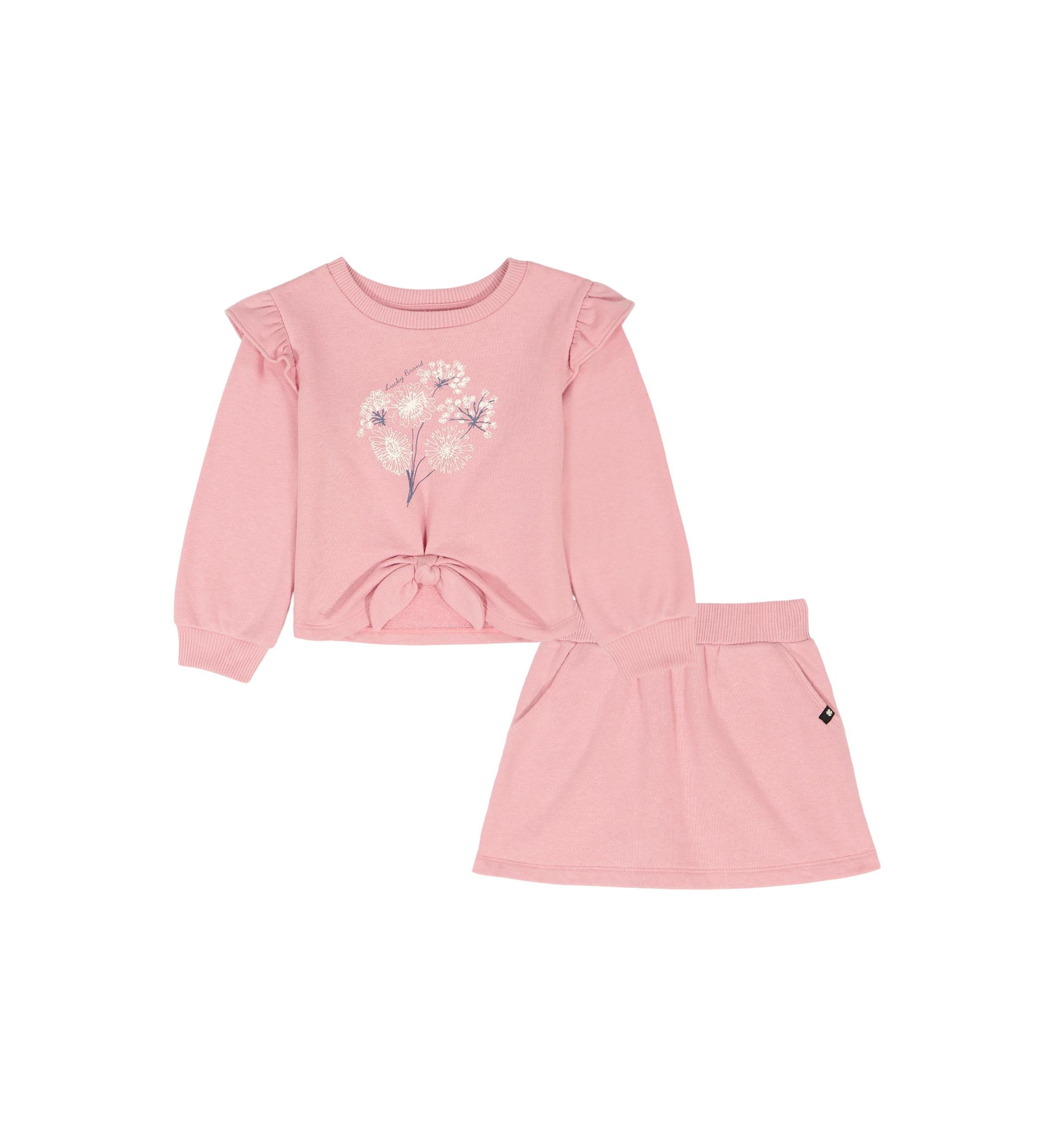 Toddler Girls 2 Piece Skirt Set