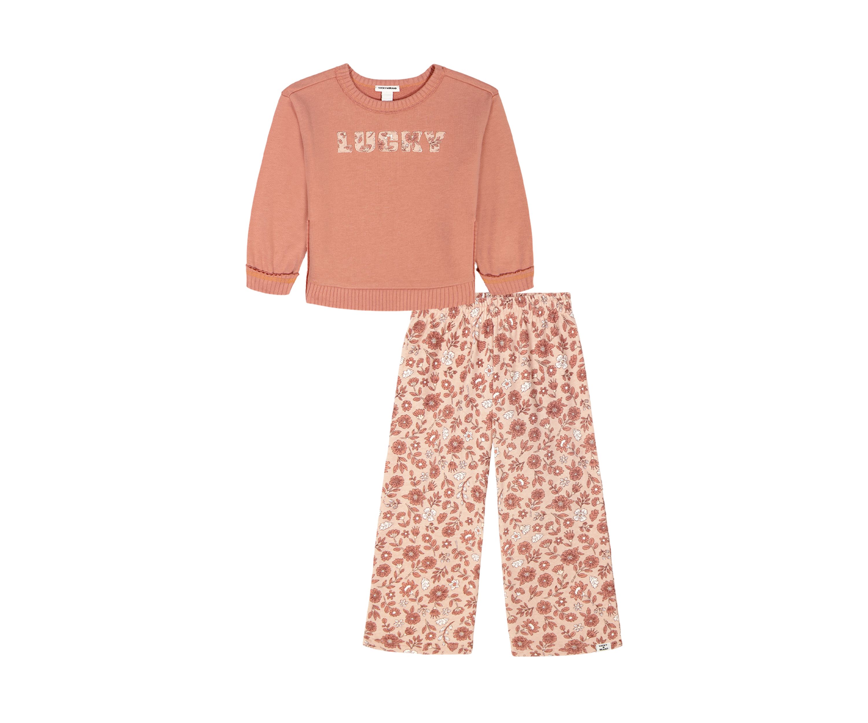 Toddler Girls 2-Piece Fashion Pantset 