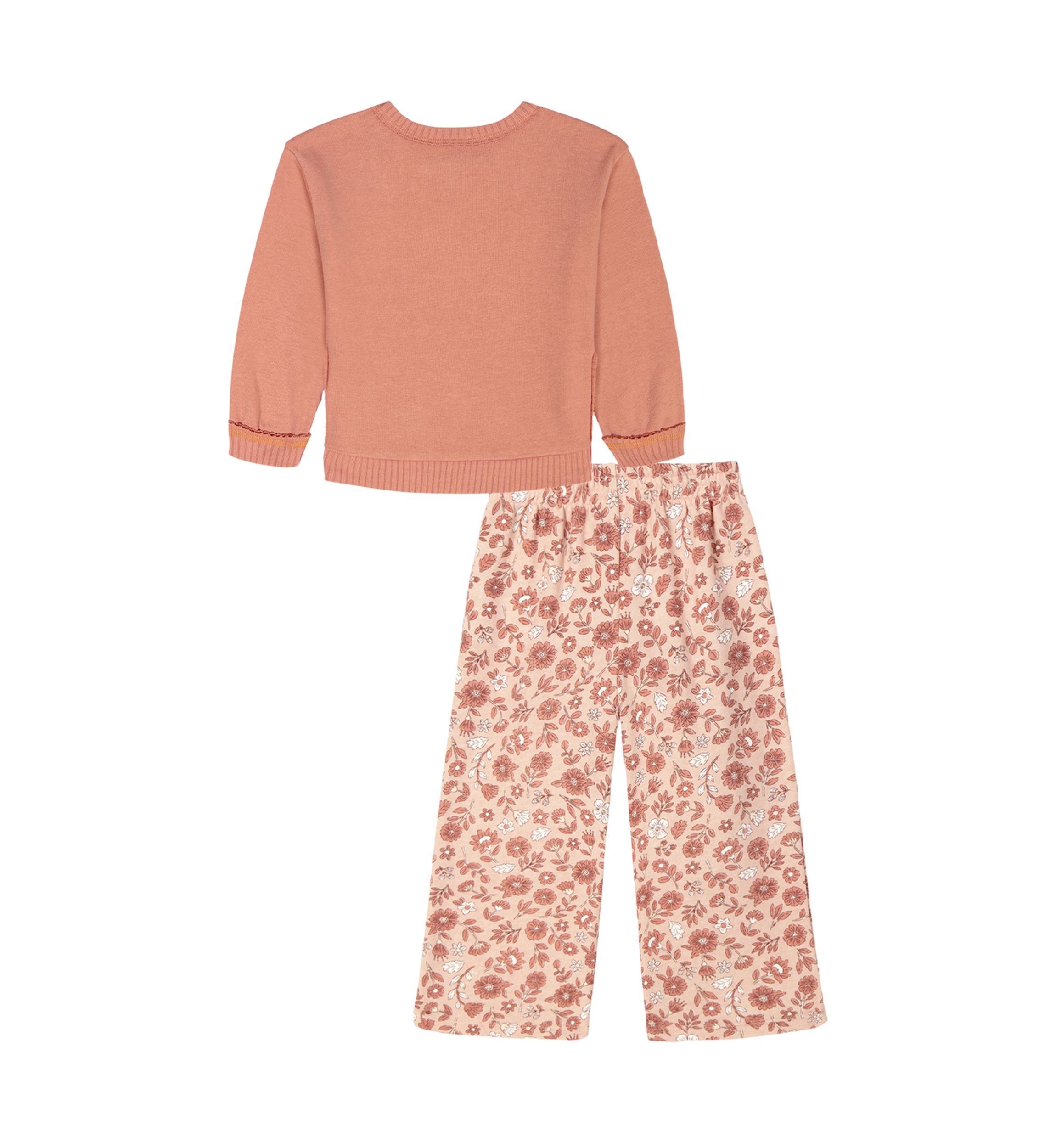 Toddler Girls 2-Piece Fashion Pantset 