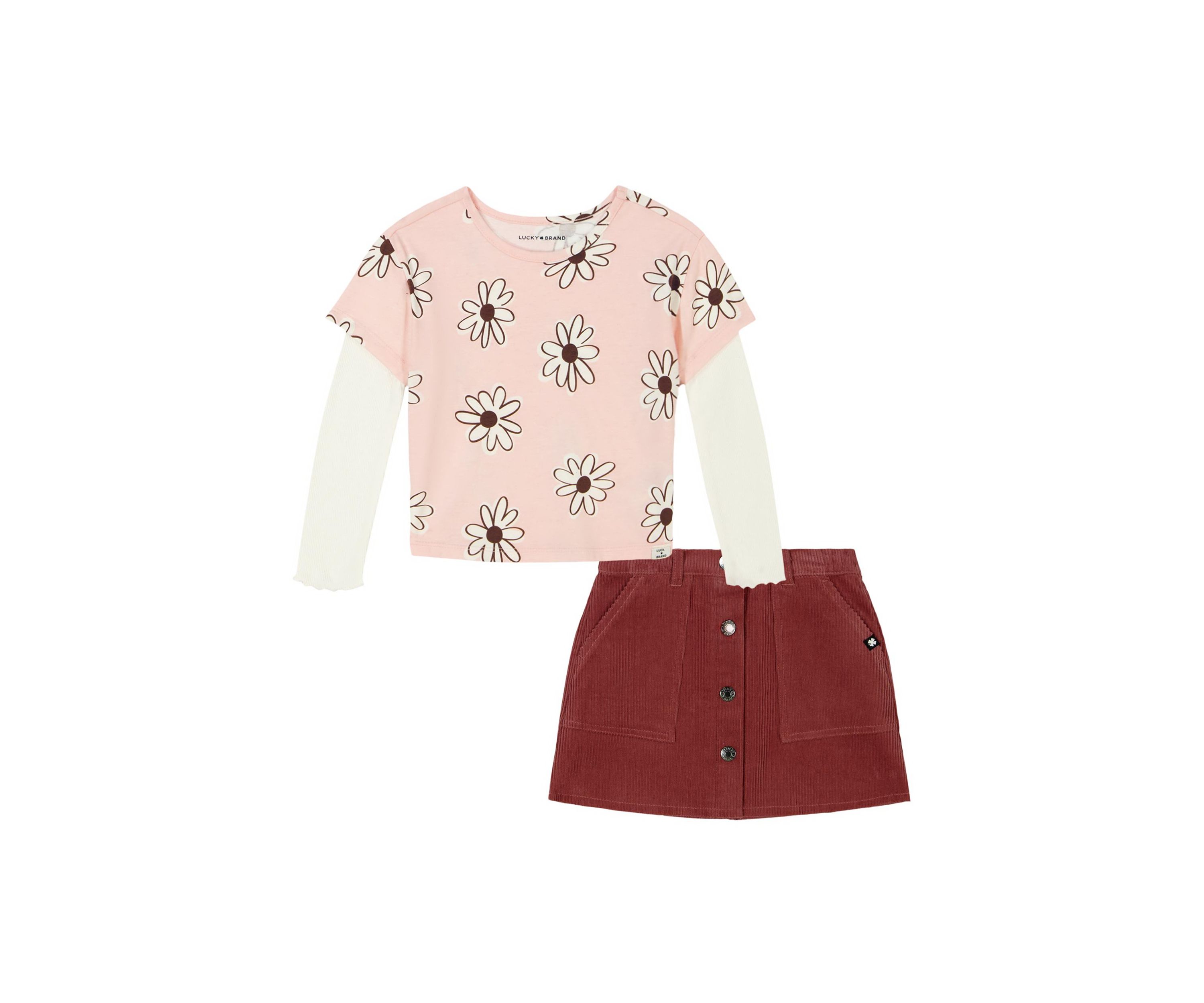 Toddler Girls 2 Piece Skirt Set