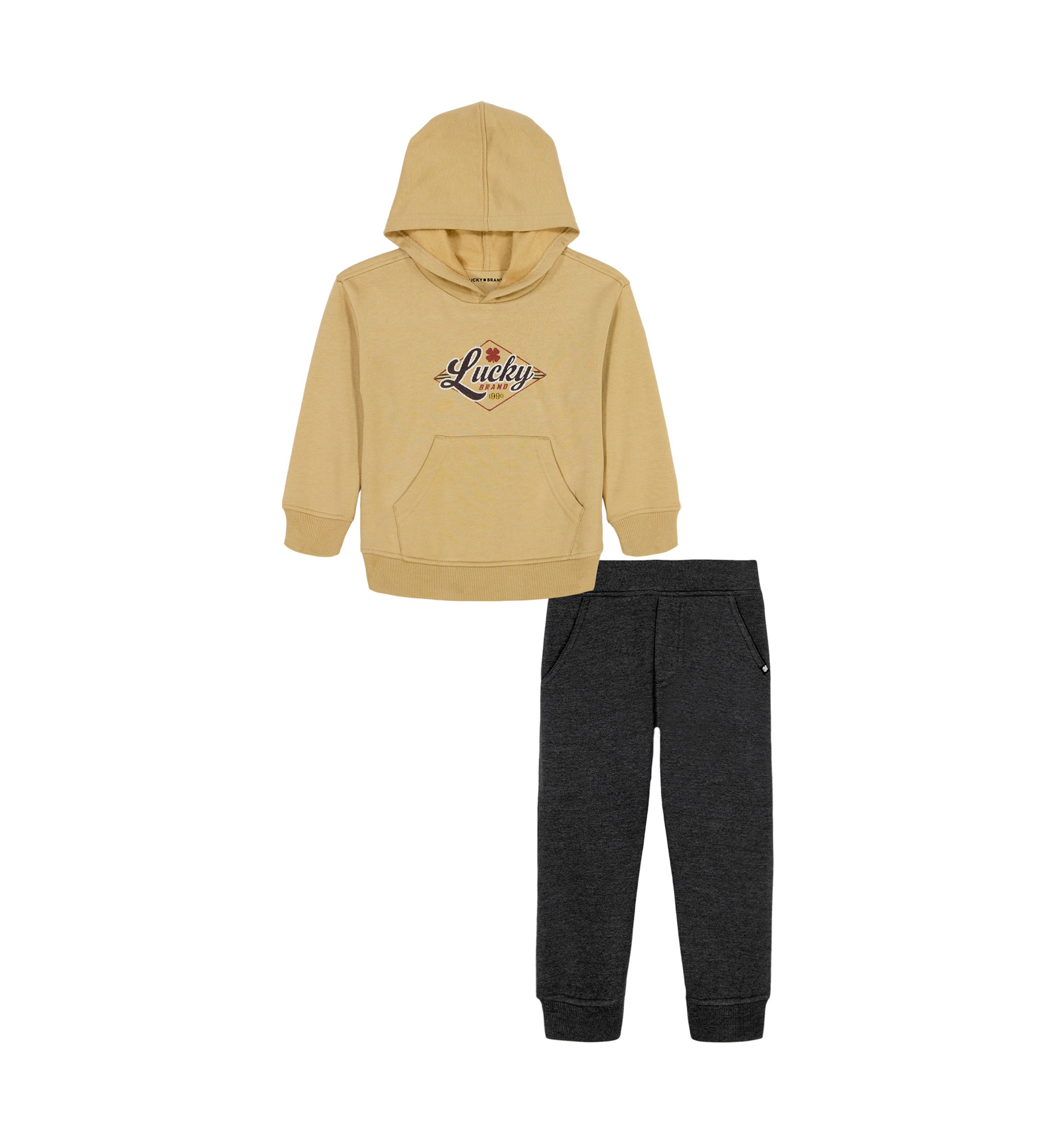 Boys 4-7 Fleece Hoodie and Jogger Pants Set