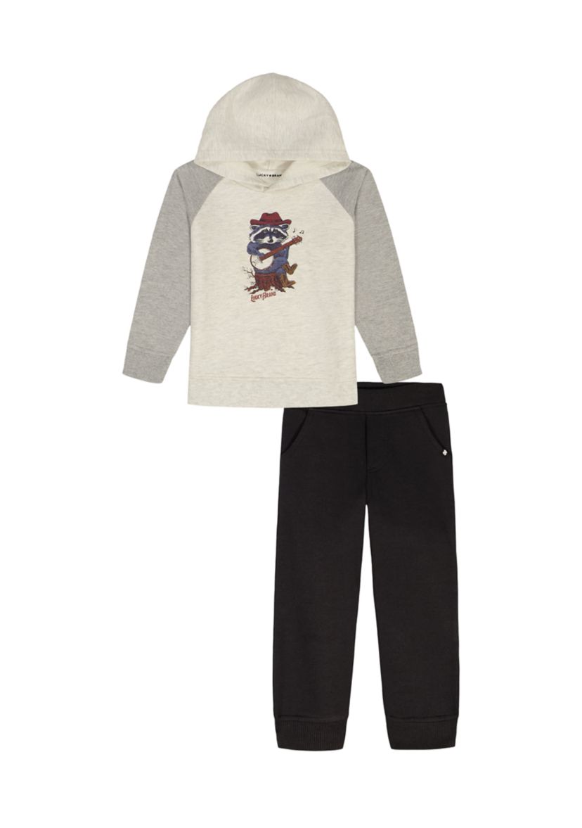 Toddler Boys Two Piece Fleece Jogger Set