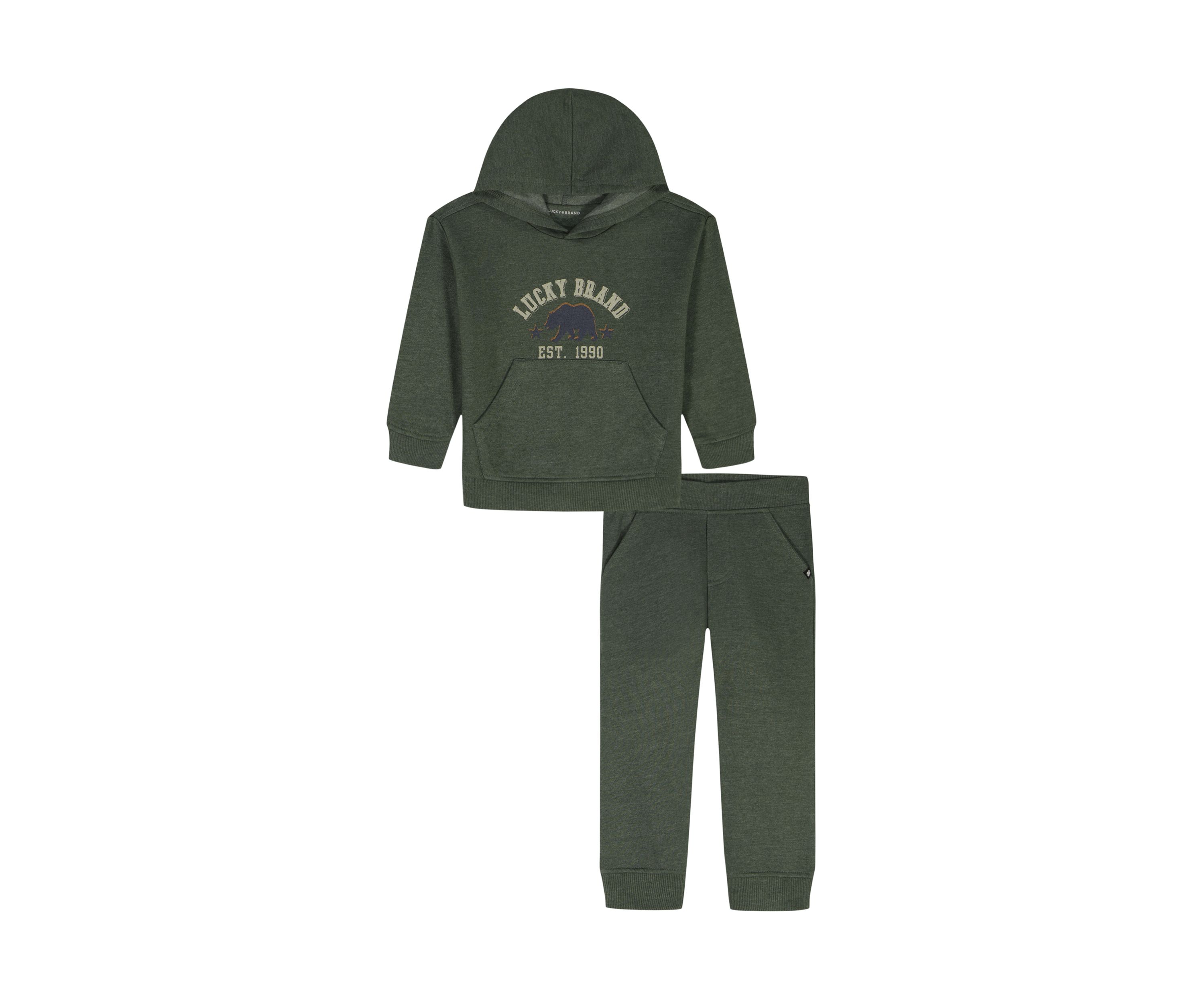 Toddler Boys Fleece Hoodie and Jogger Pants Set