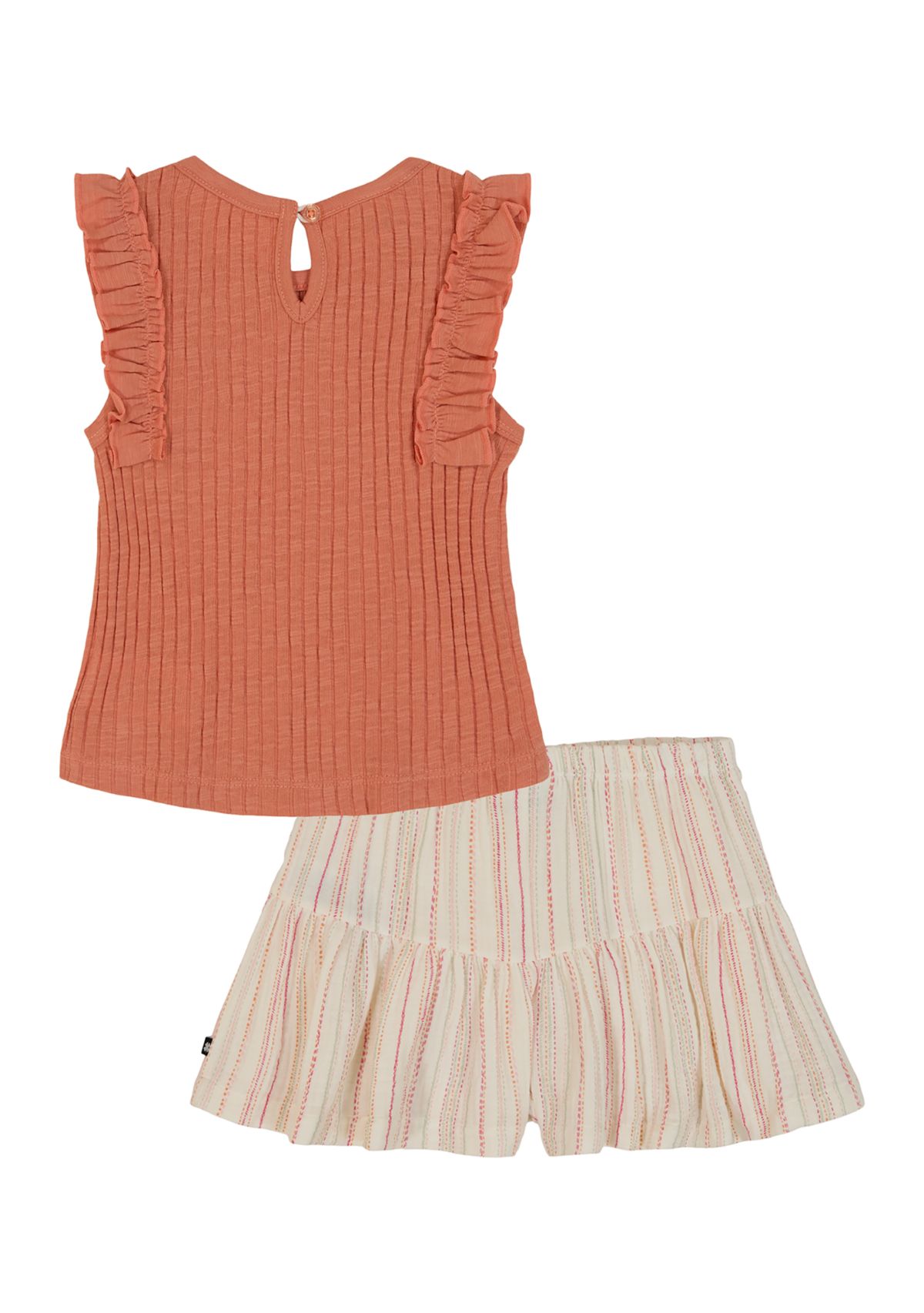 Toddler Girls Sweater Knit Top and Shorts Set