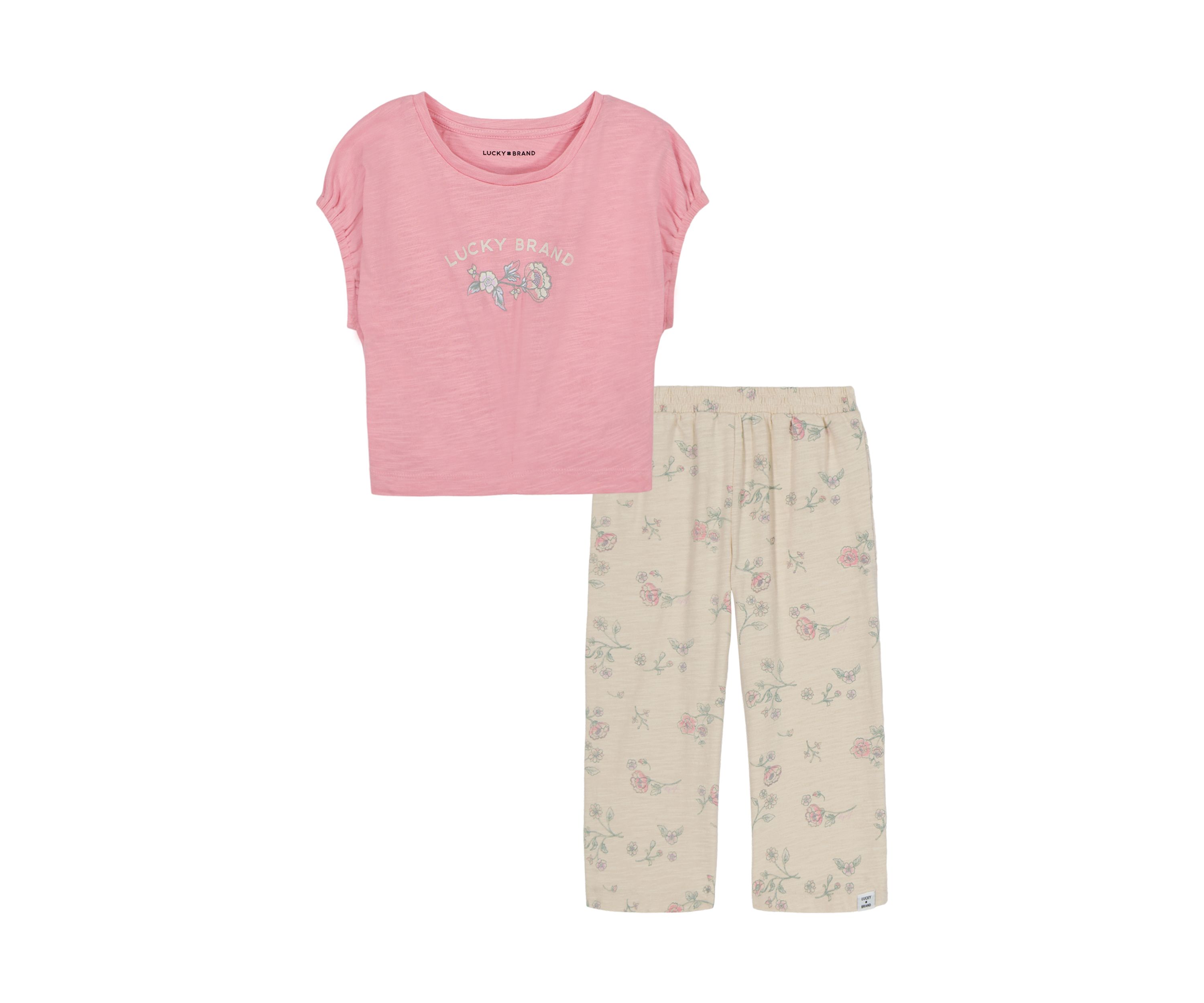 Toddler Girls Knit Top and Knit Pants Set