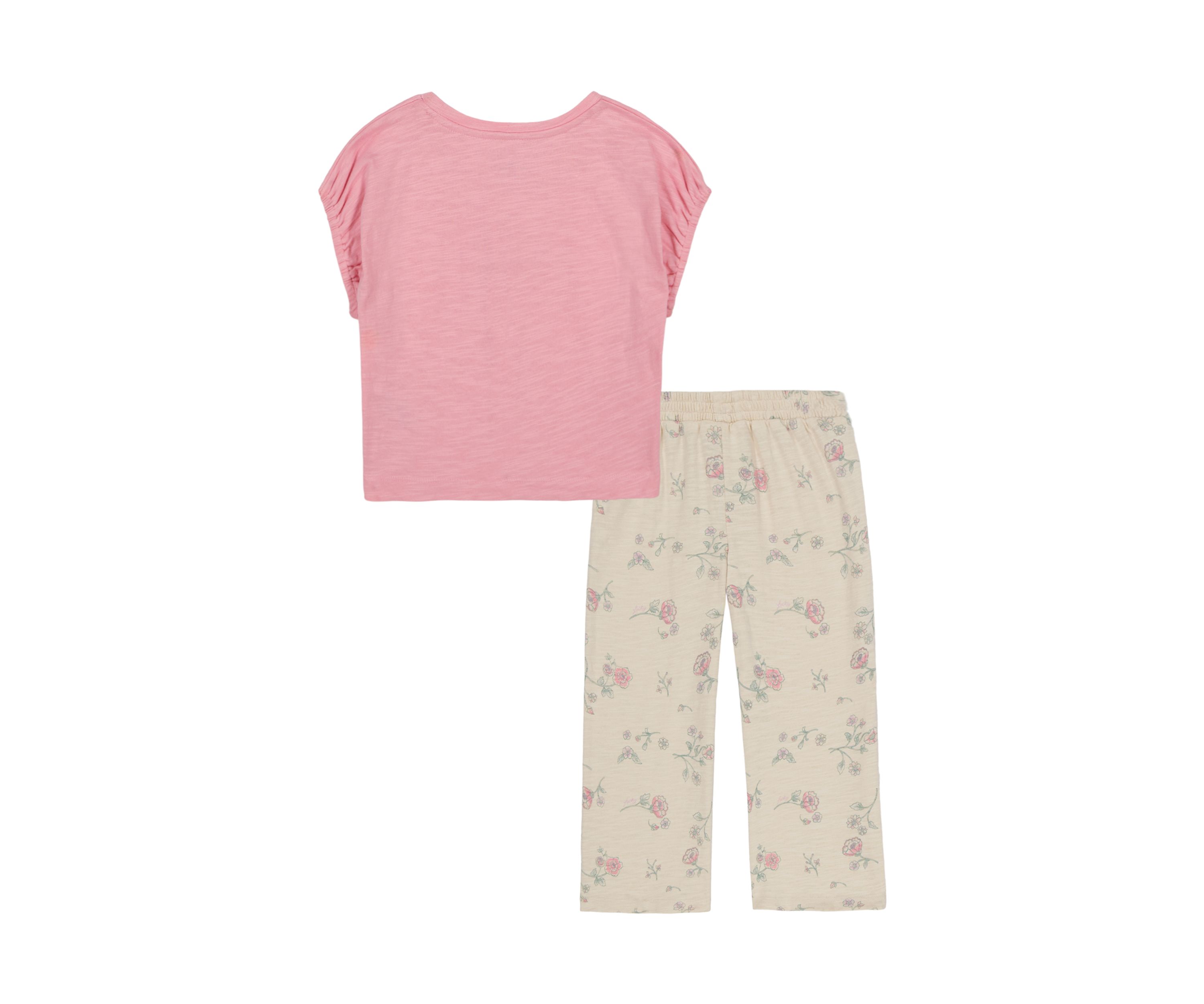 Toddler Girls Knit Top and Knit Pants Set