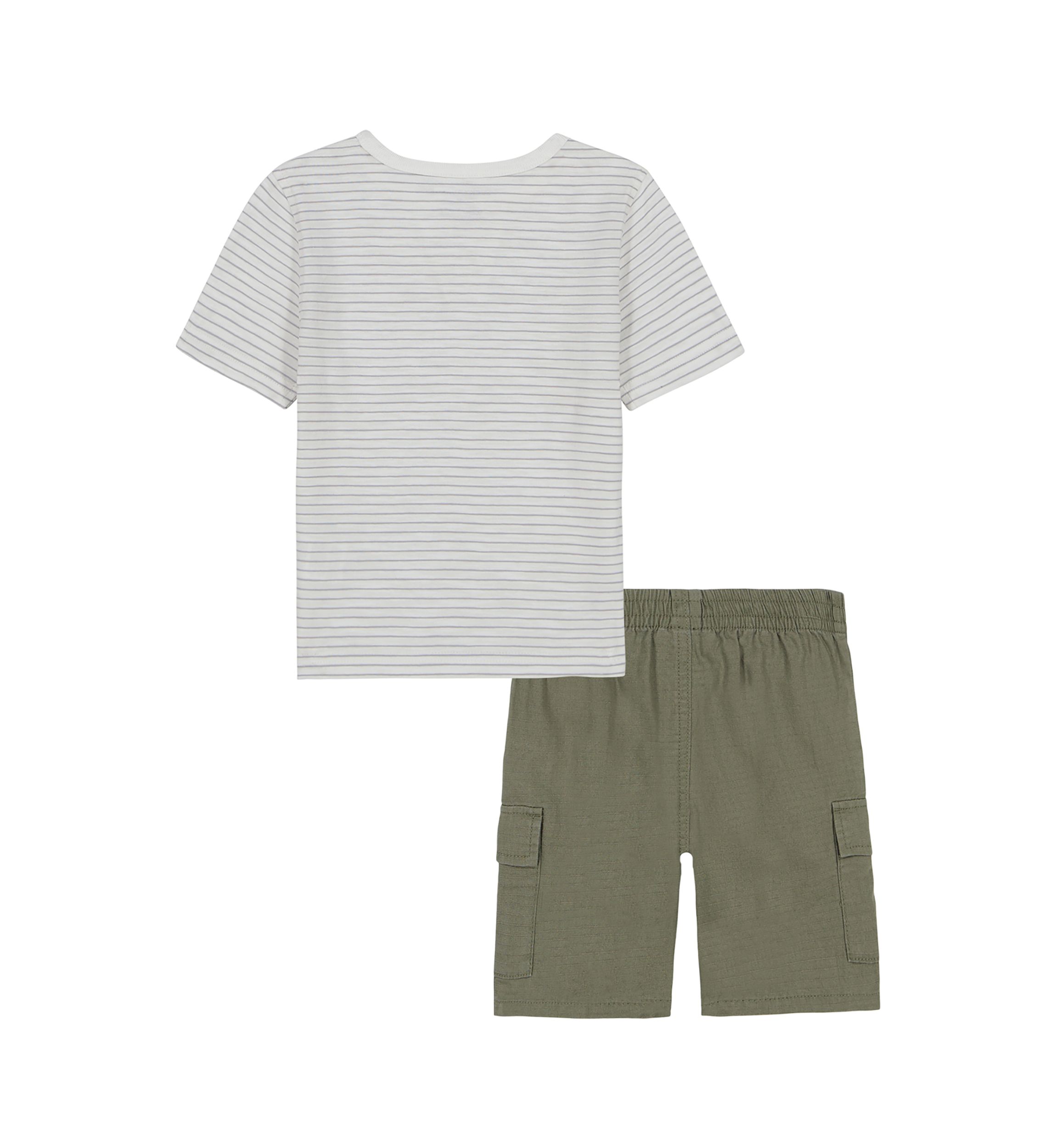 Toddler Boys Henley T-Shirt and Shorts