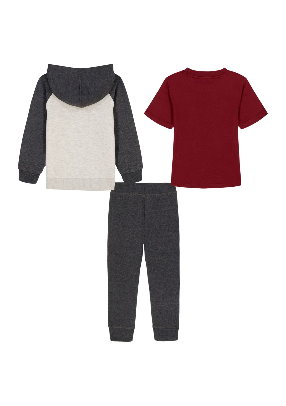 Baby Boys 3-Piece Full-Zip Jogger Set 