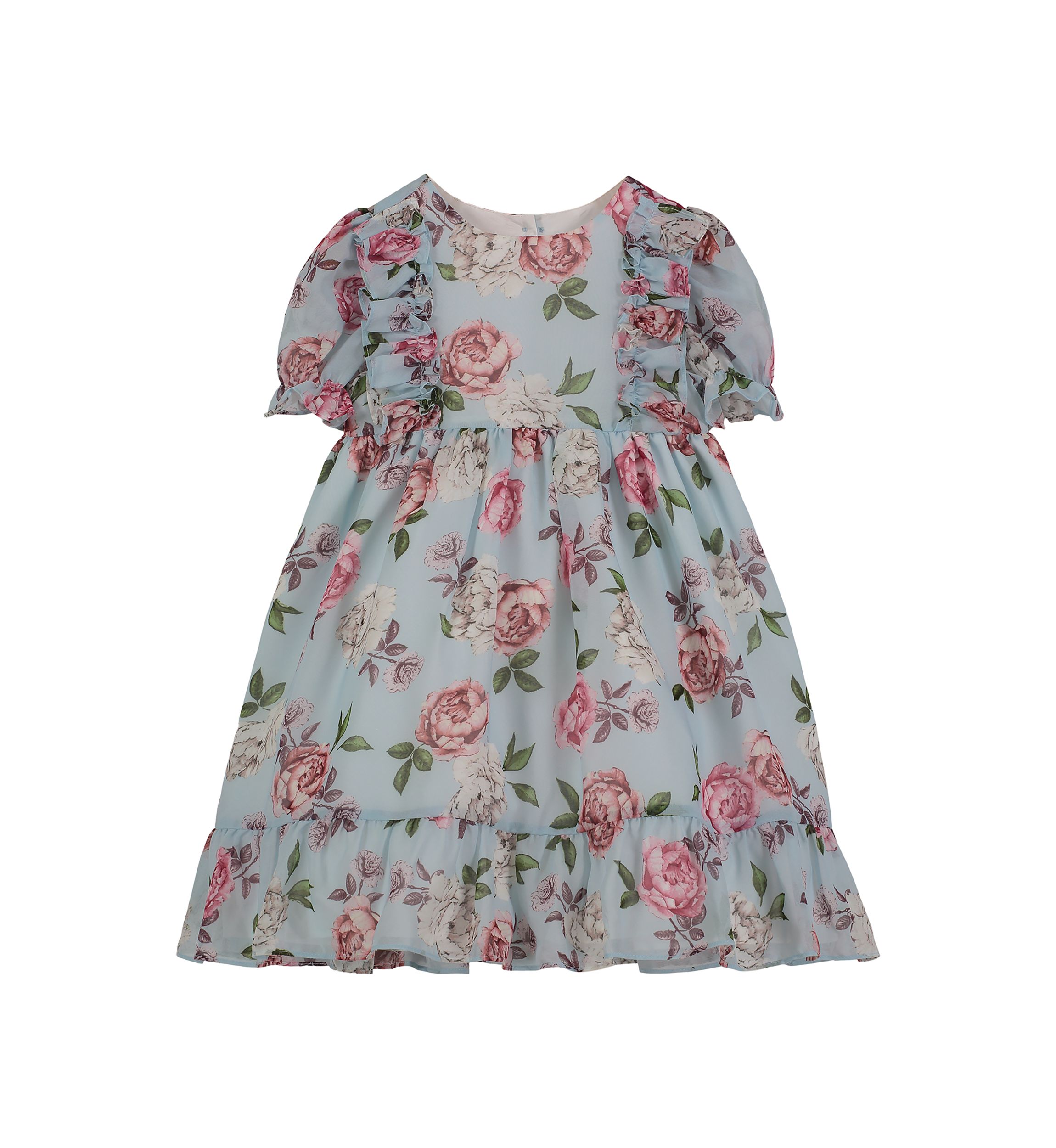 slim fit dress slacks Floral Applique Puffy Tulle Flower Girl Dress