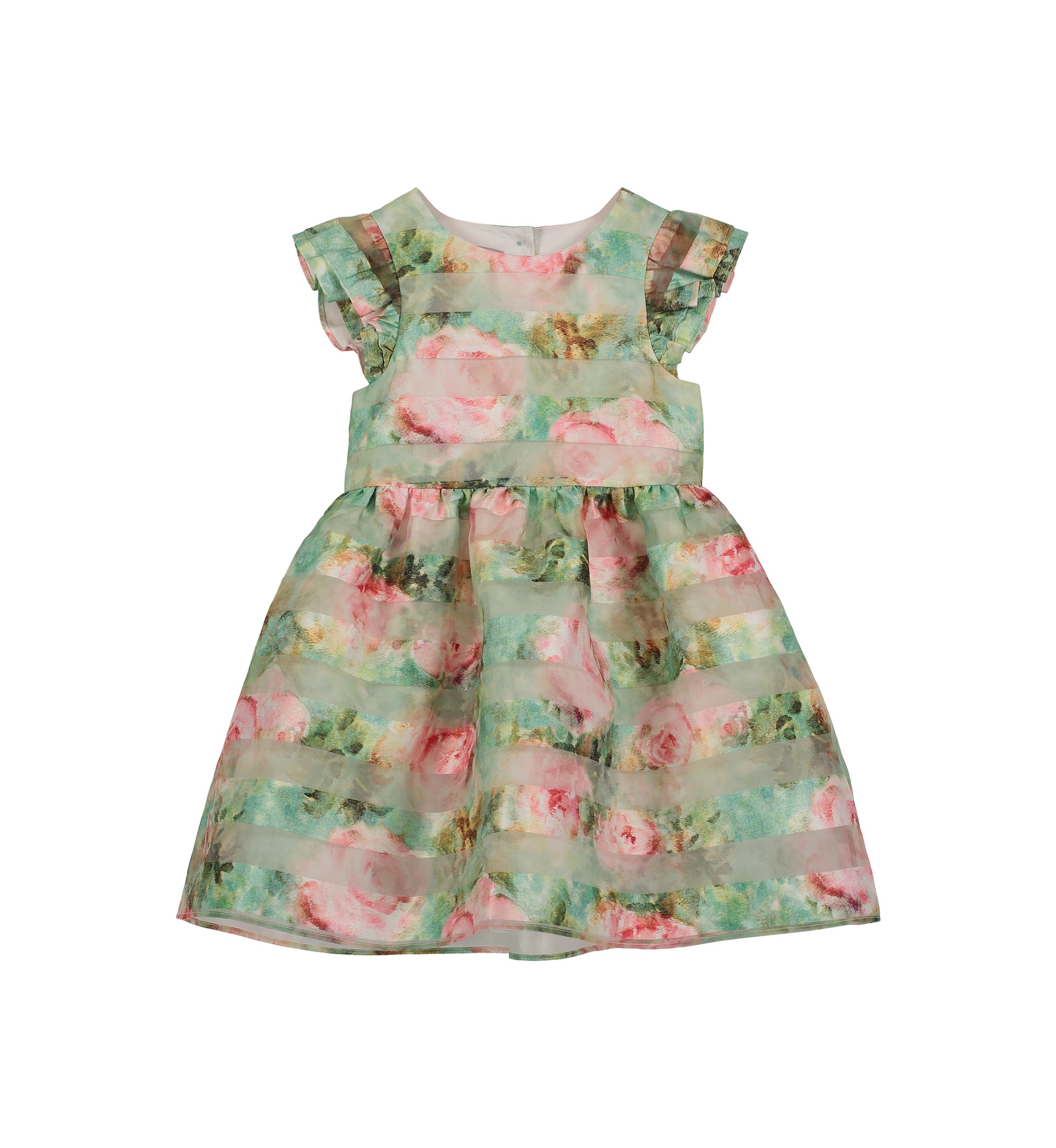 Toddler Girls Monet Shadow Stripe Dress