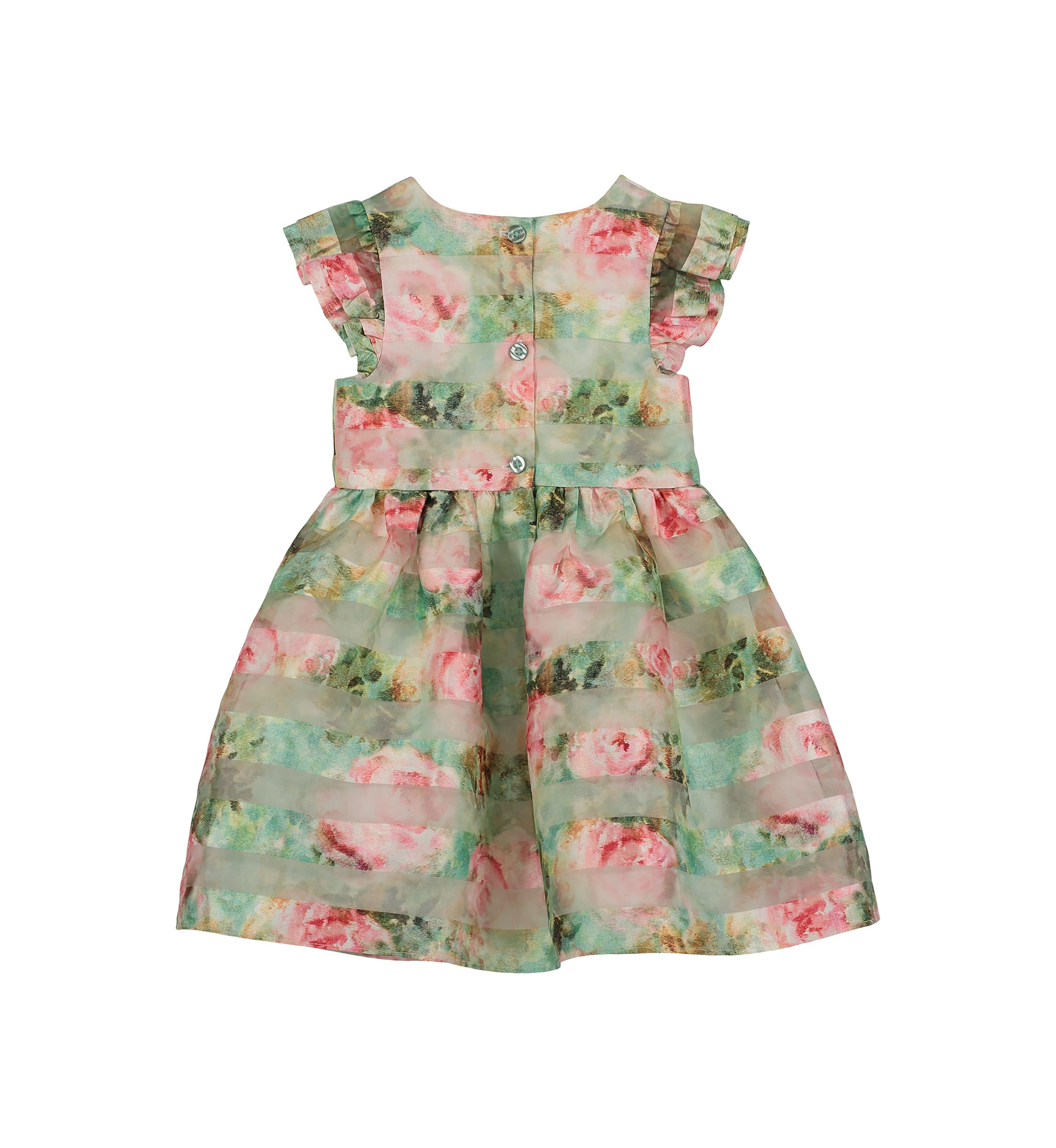 Toddler Girls Monet Shadow Stripe Dress