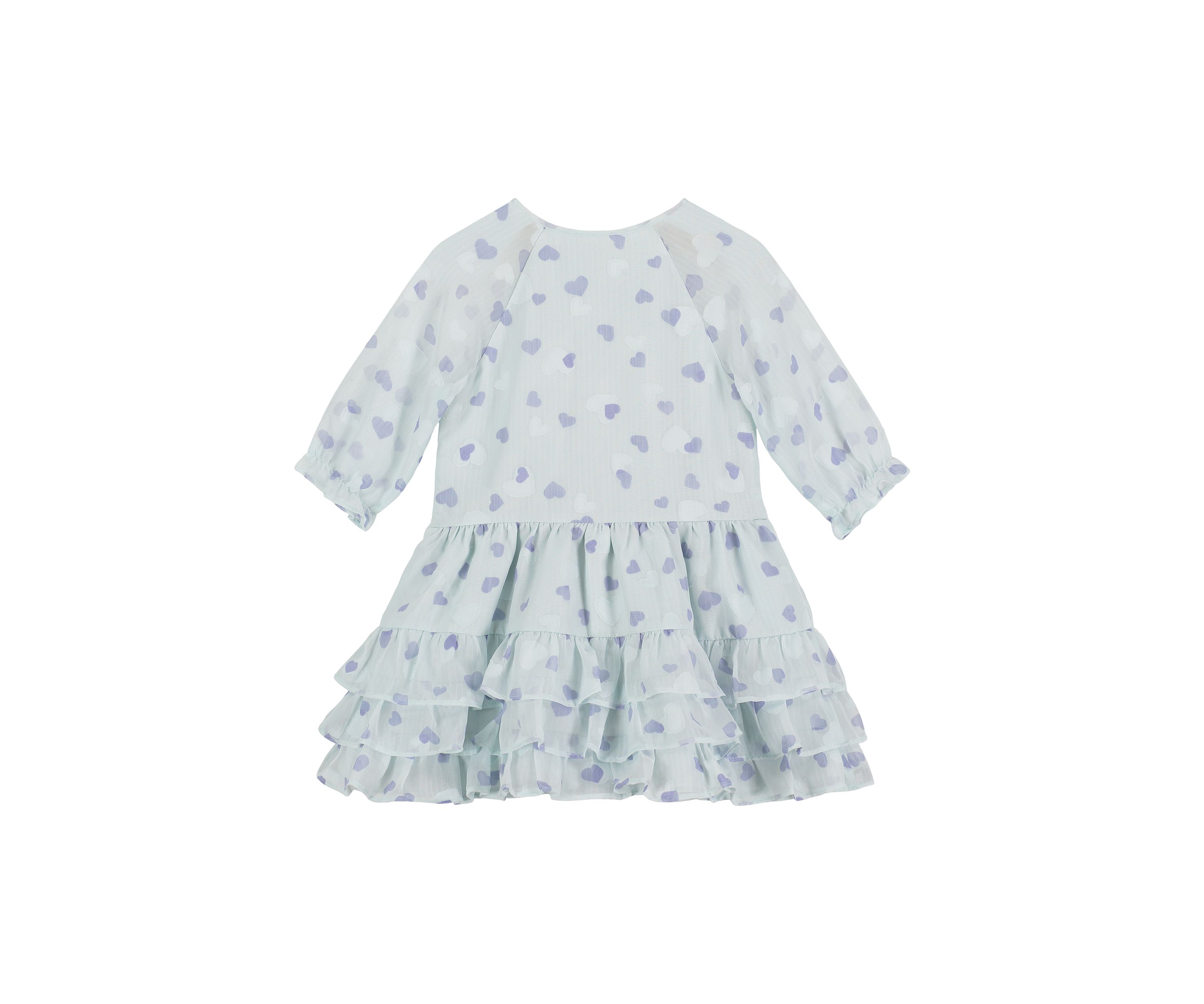 Baby Girls Heart Printed Dress 