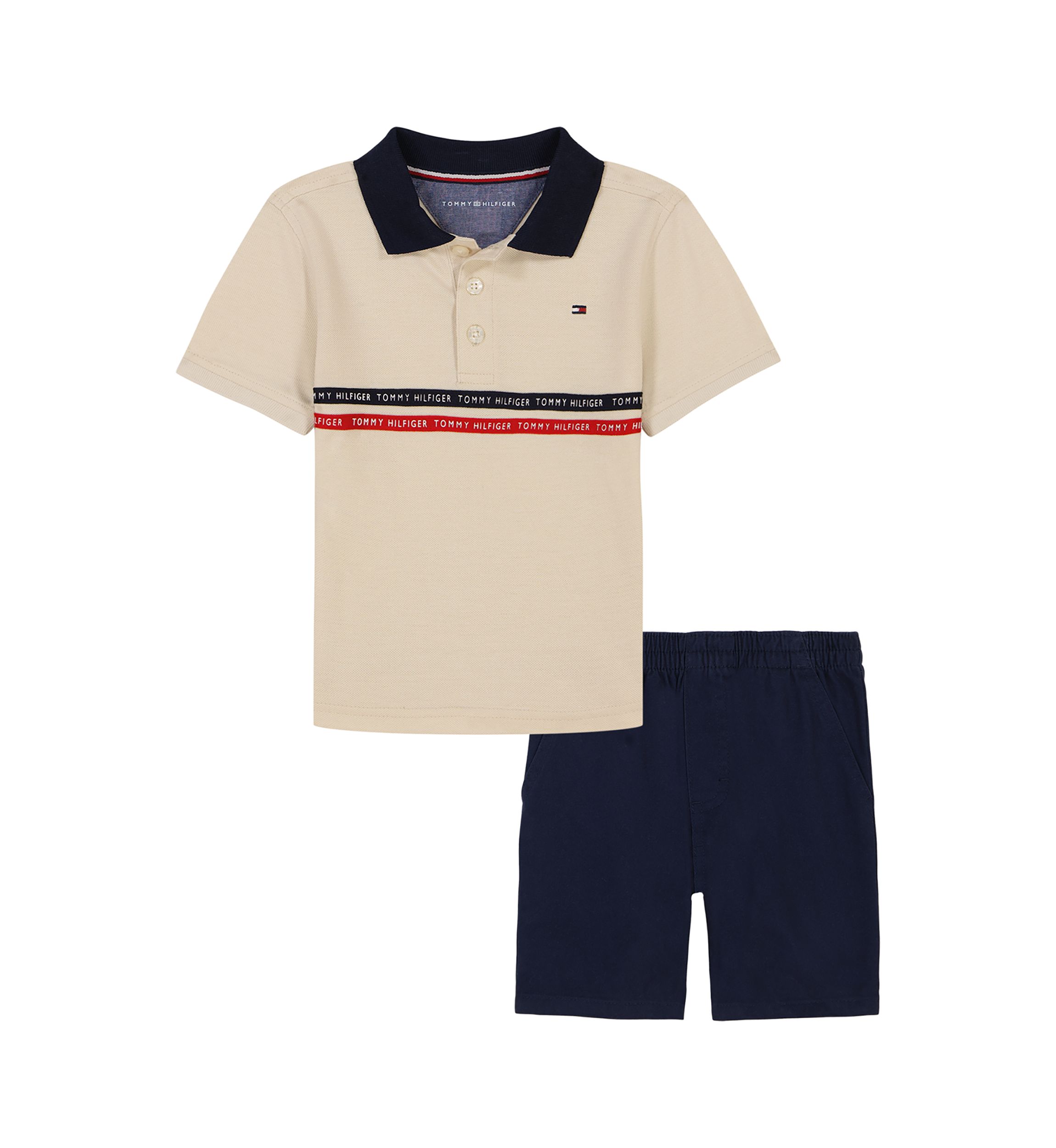 Toddler Boys Polo Shirt and Shorts Set