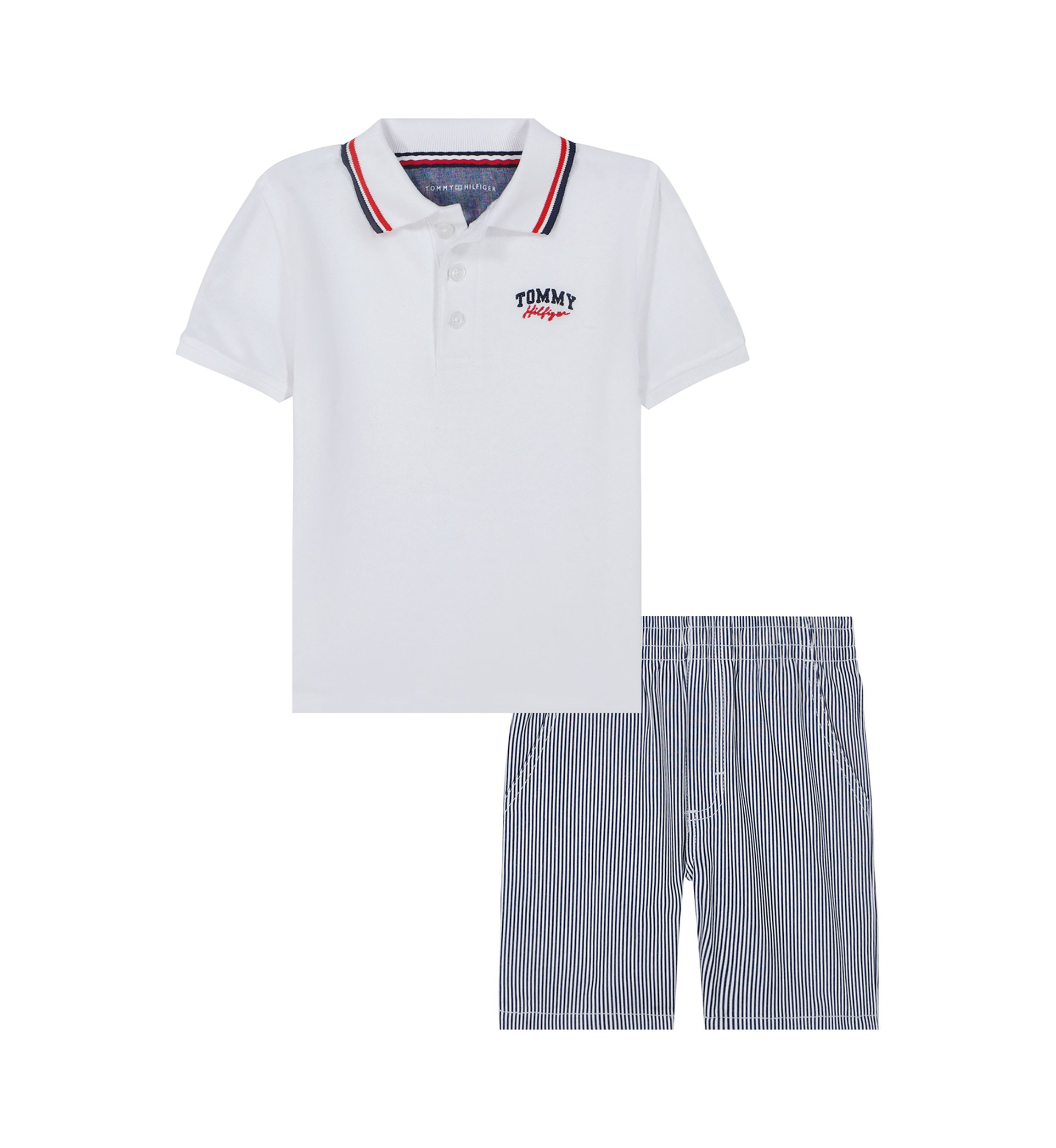 Toddler Boys 2 Piece Polo Shorts Set