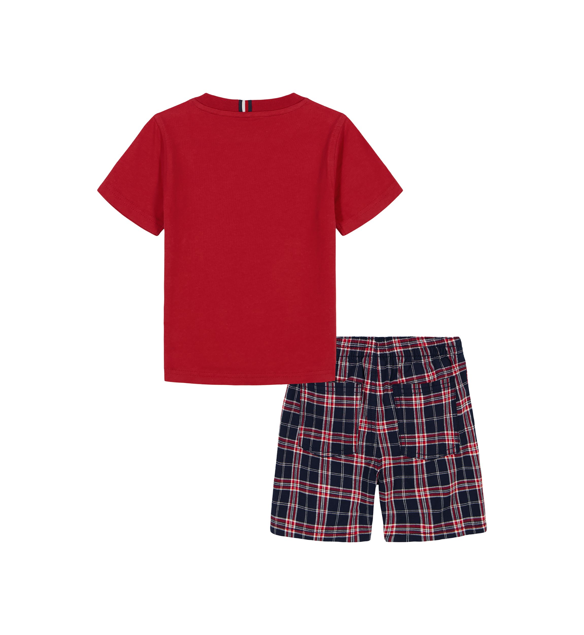Toddler Boys Graphic T-Shirt and Printed Shorts Set